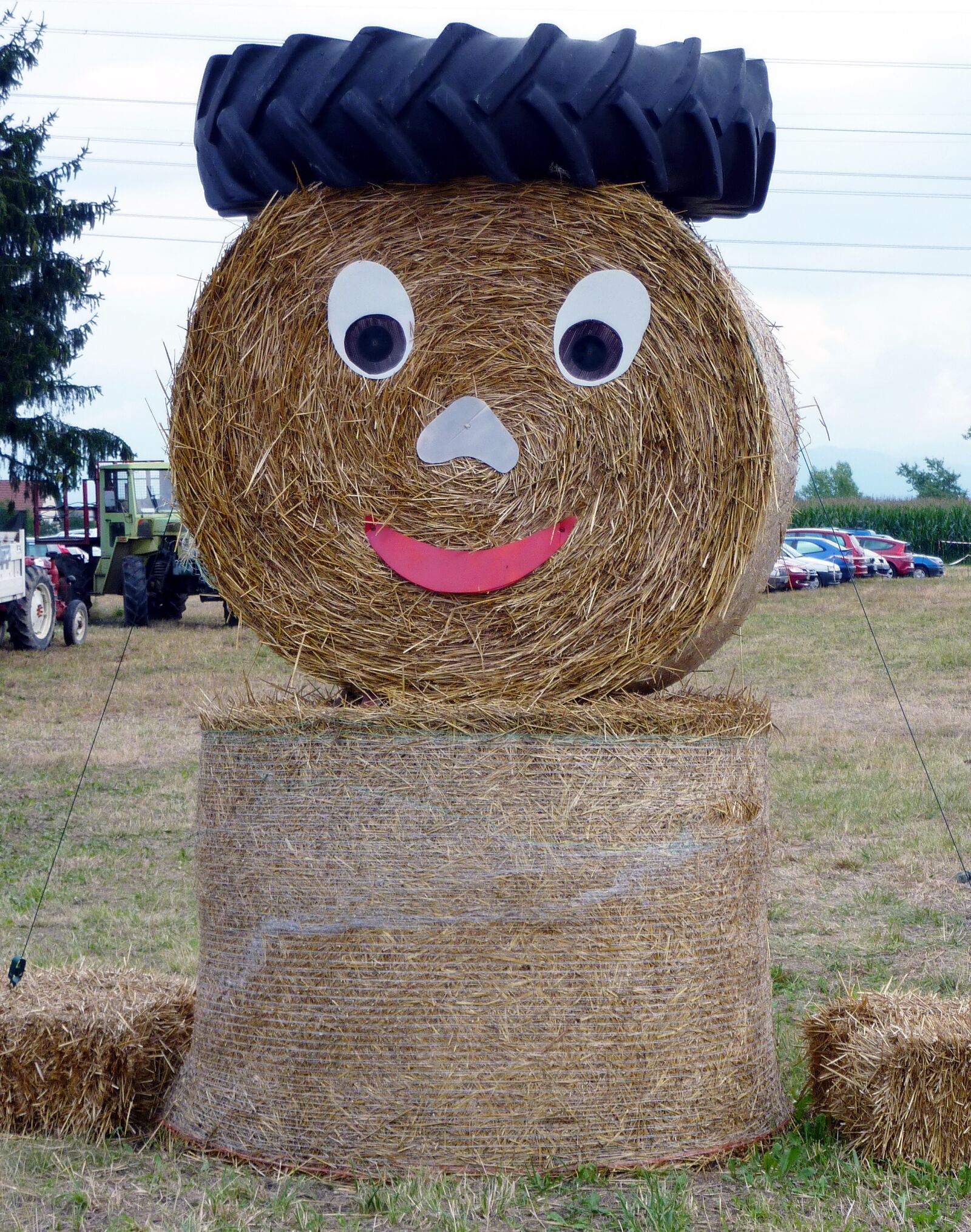 Panasonic DMC-TZ7 sample photo. Rolls, straw, festival photography