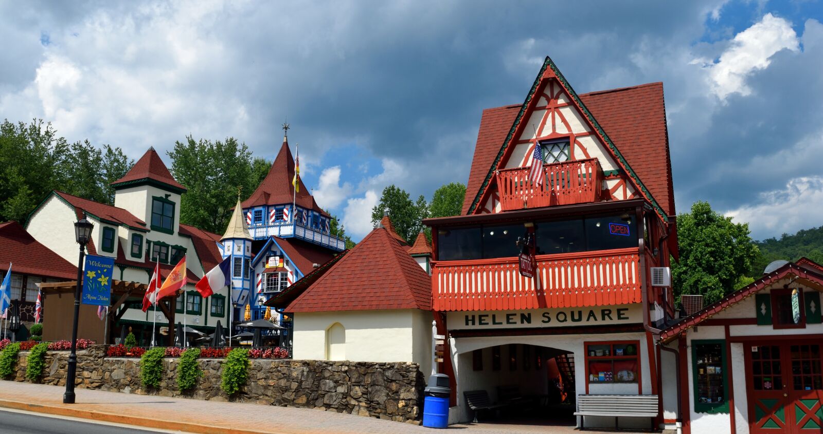 Nikon D3300 sample photo. Helen georgia, alpine village photography