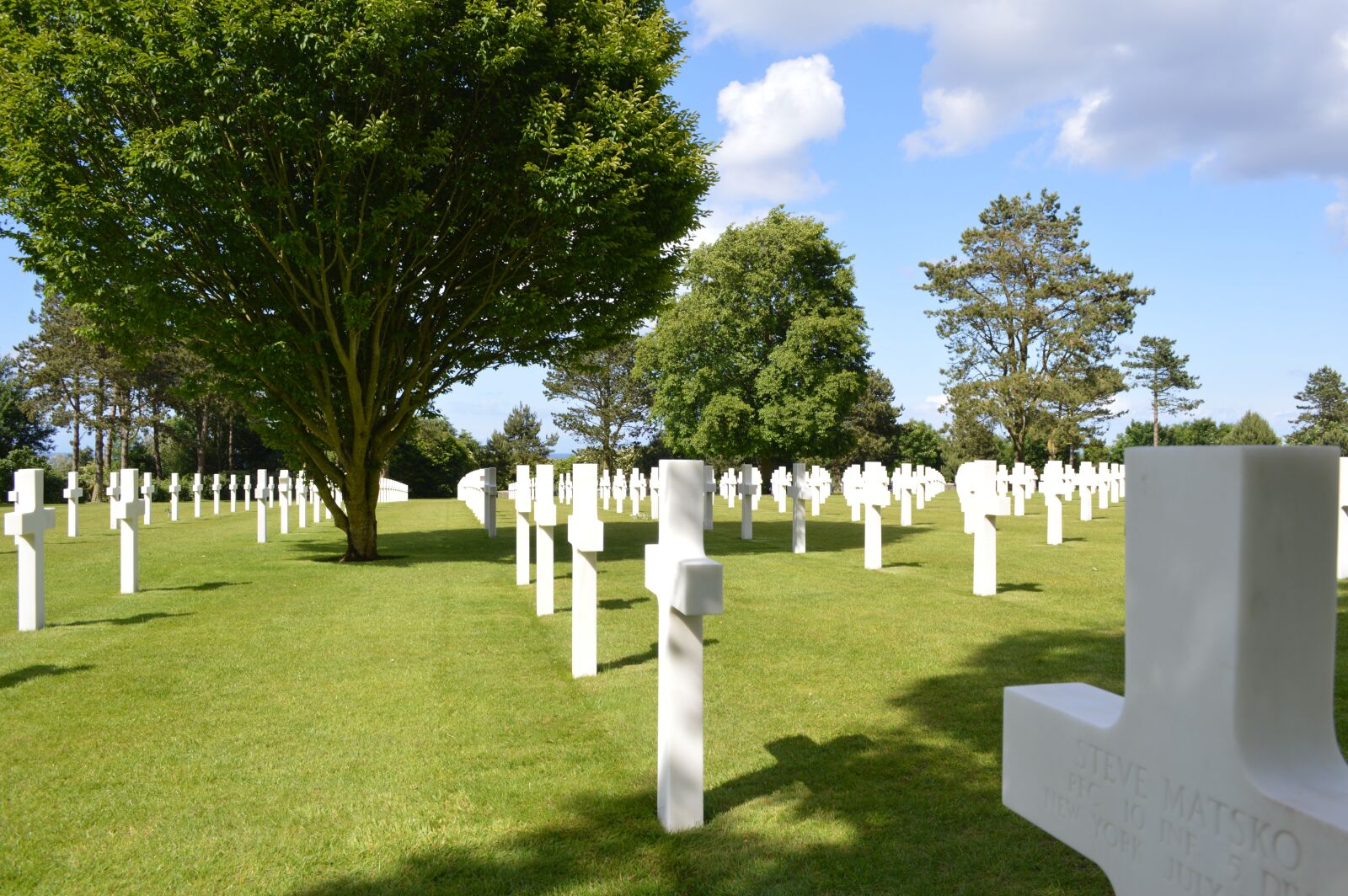 Nikon D3200 sample photo. American cemetery, normandy, france photography