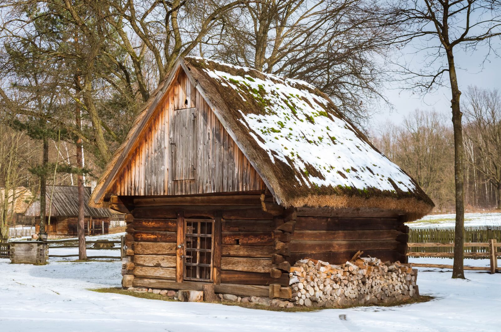 Canon EOS 700D (EOS Rebel T5i / EOS Kiss X7i) sample photo. Cottage, winter, old cottage photography