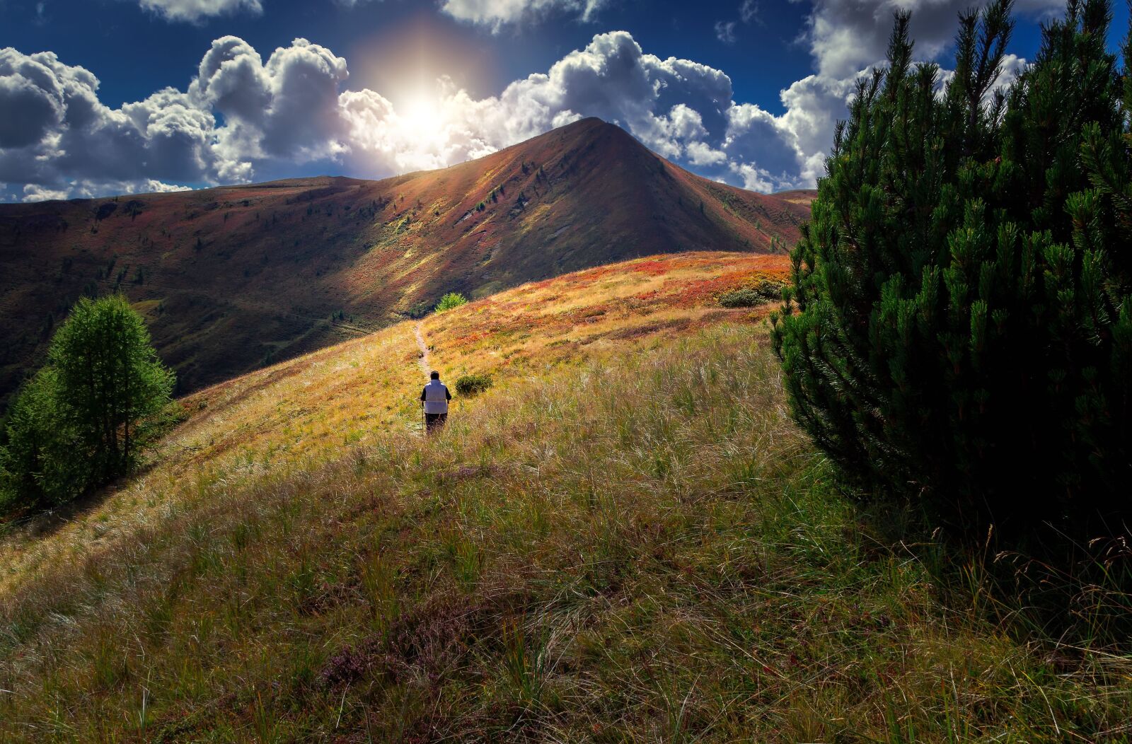 Pentax K-30 sample photo. Mountains, landscape, way photography