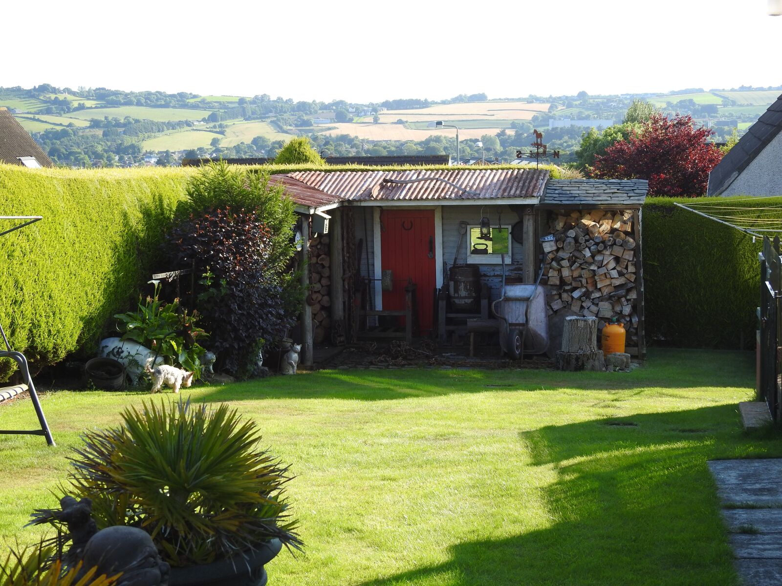 Nikon Coolpix P900 sample photo. Garden, shed, art photography