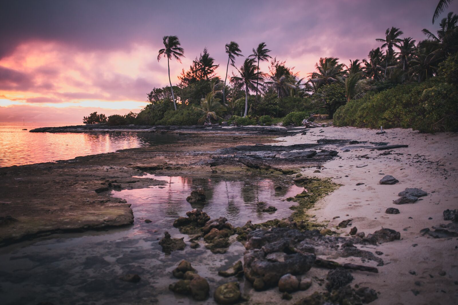 Canon EOS 6D sample photo. Sunset, french polynesia, ocean photography