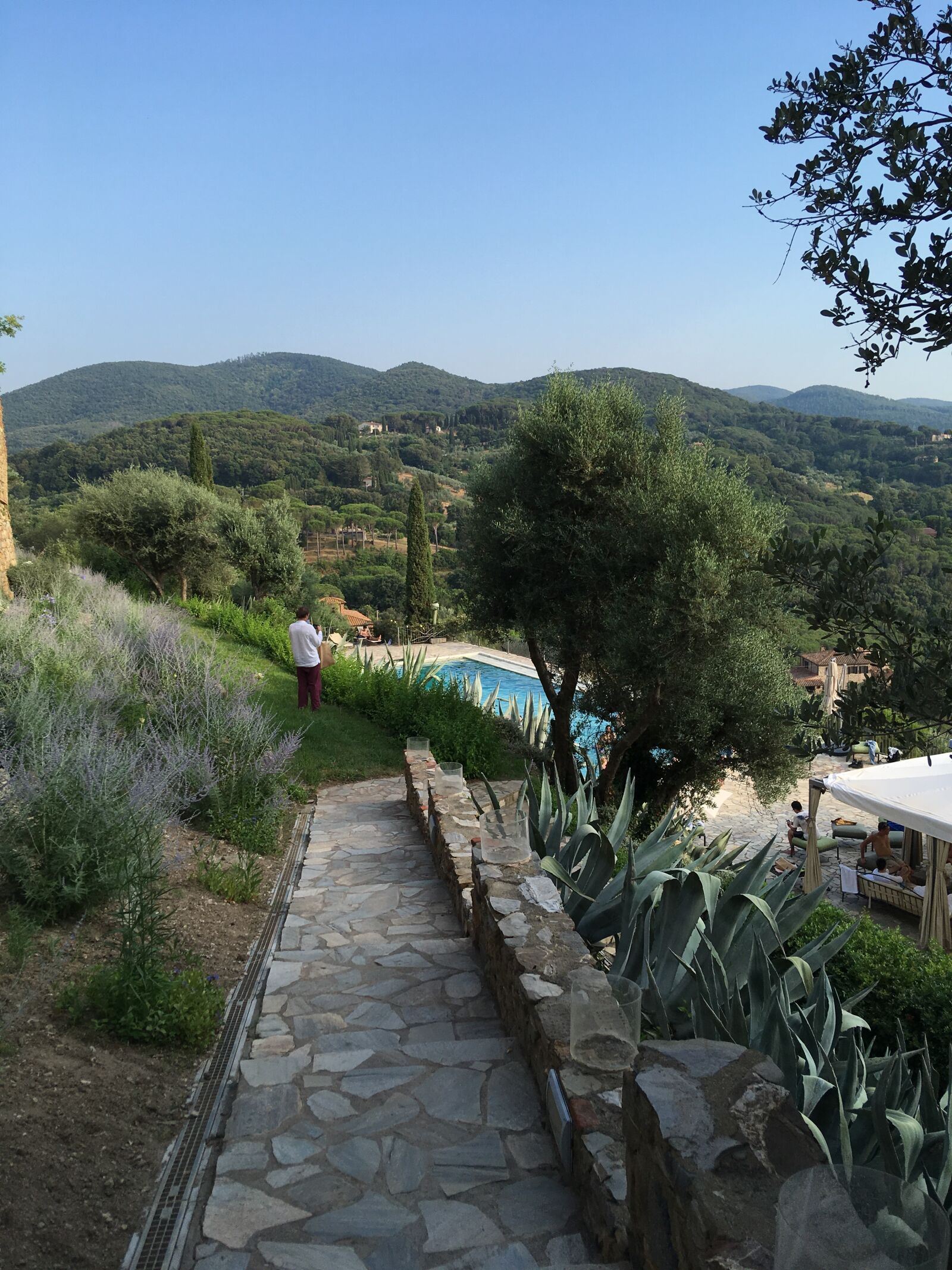 iPhone SE back camera 4.15mm f/2.2 sample photo. Swimming pool, pool, summer photography