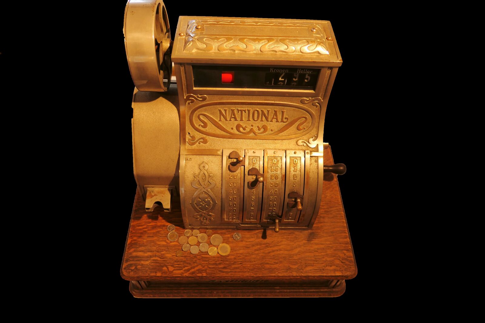 Panasonic Lumix DMC-LX10 (Lumix DMC-LX15) sample photo. Old, retro, cash machines photography