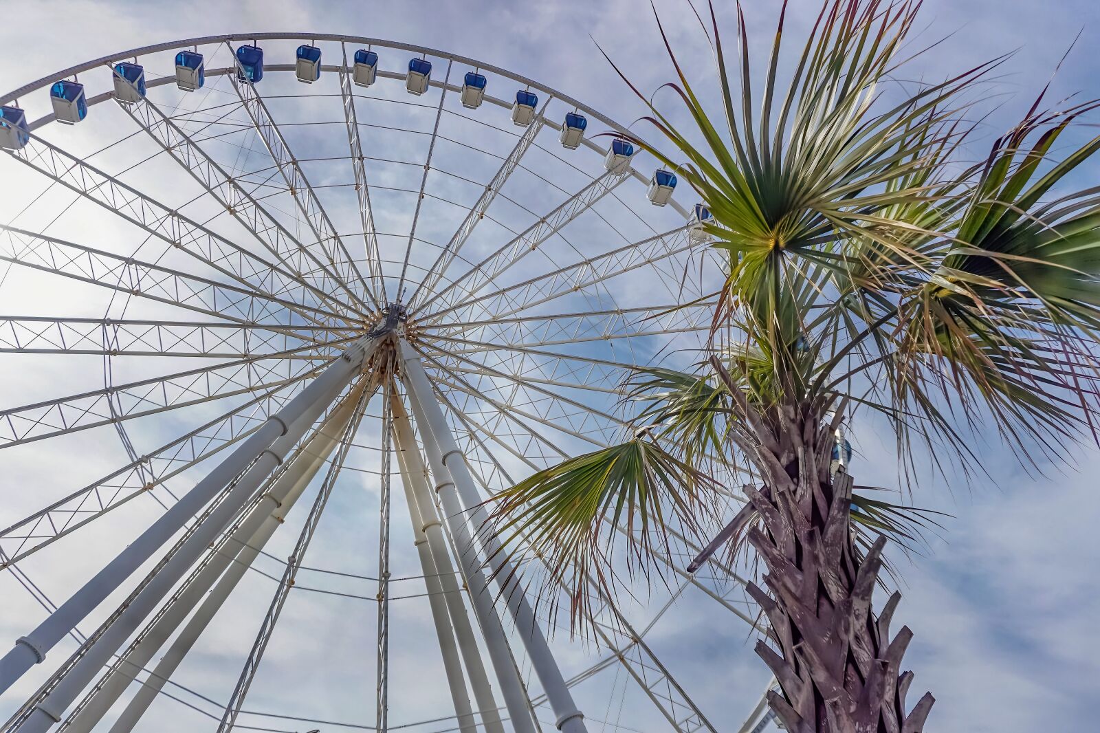 Sony a6300 sample photo. Wheel, ferris wheel, entertainment photography