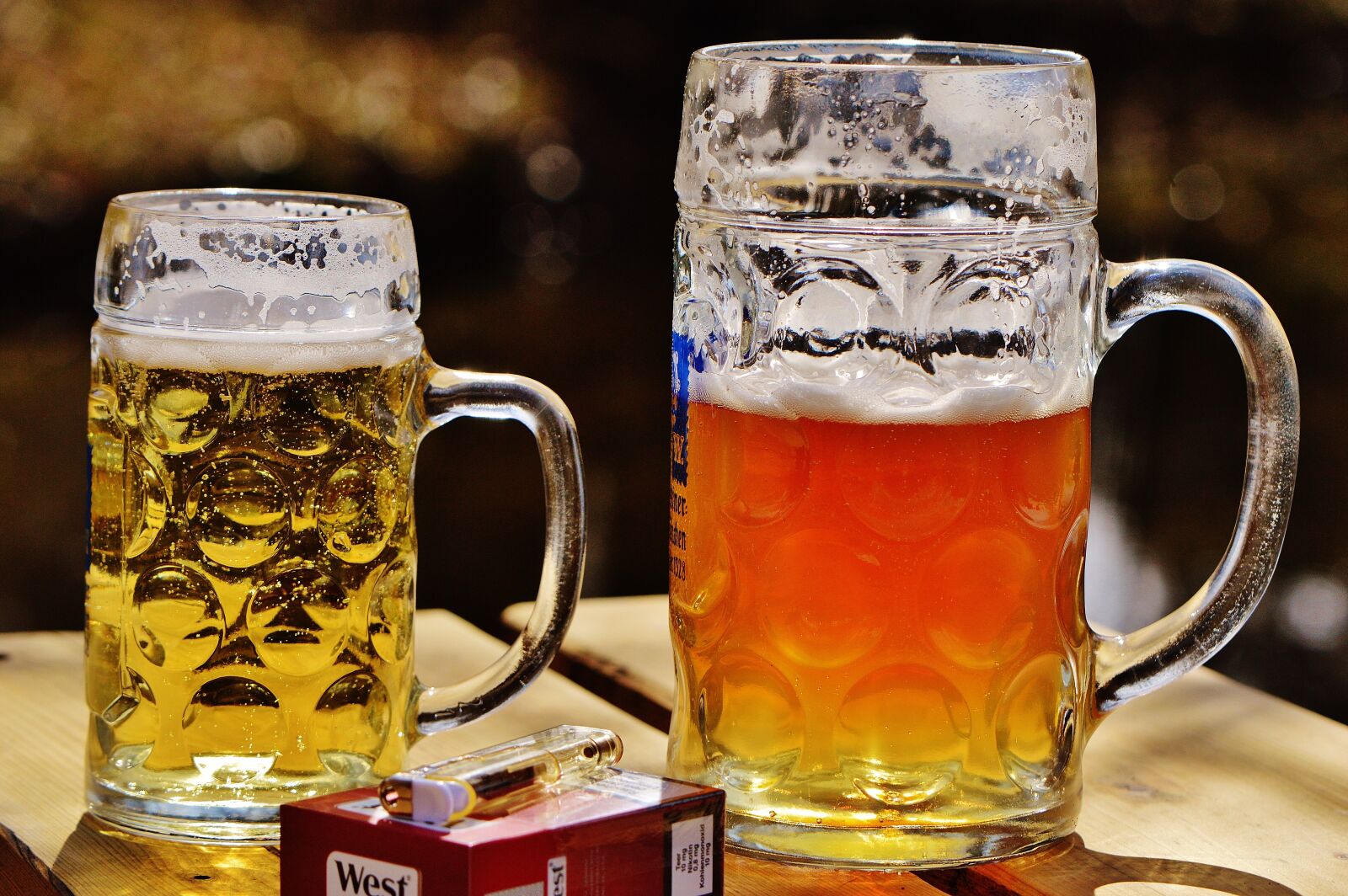 Nikon D3200 sample photo. Beer, beer garden, mug photography