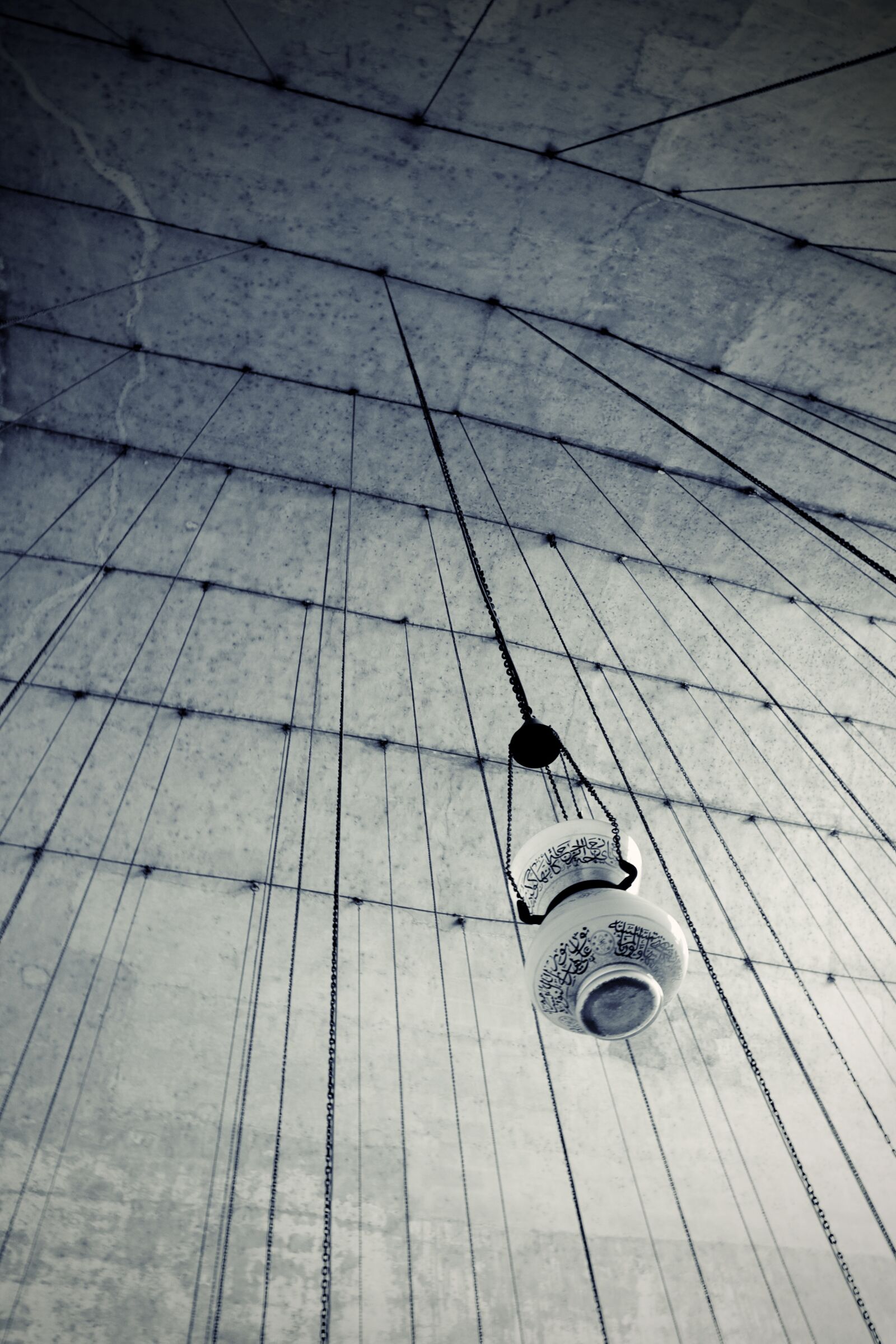 Olympus E-510 (EVOLT E-510) sample photo. Lantern, high, ceiling photography