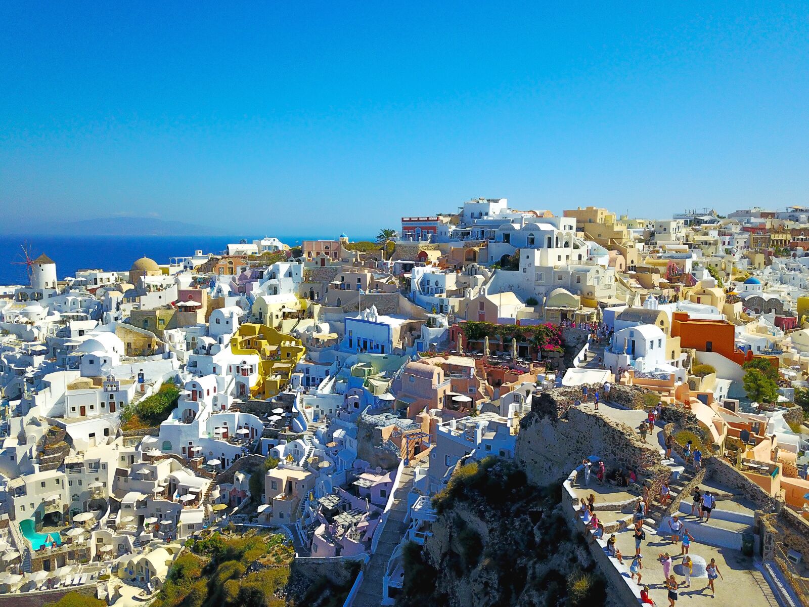 DJI FC220 sample photo. Santorini, greece, landscape photography