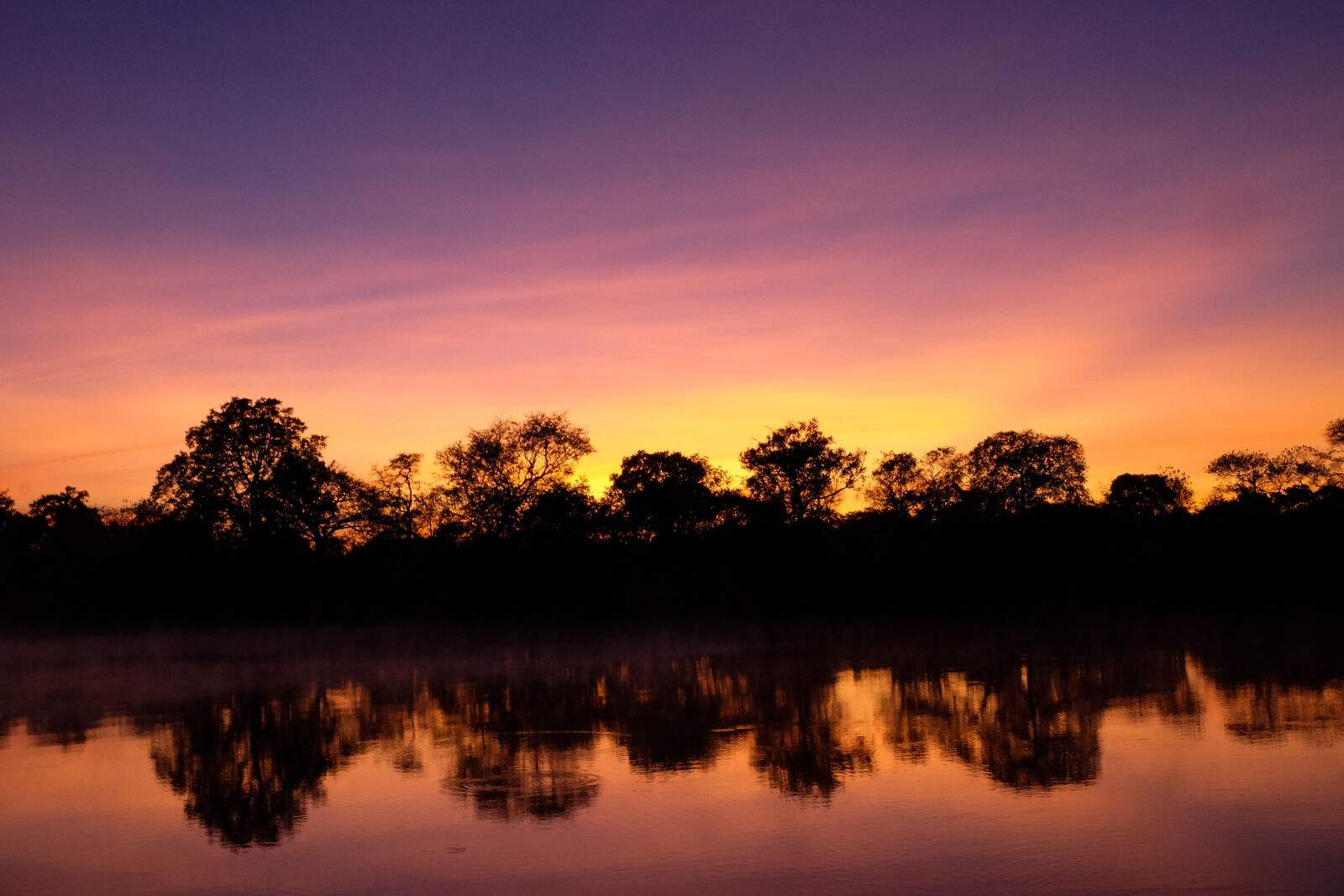 Fujifilm X-T1 sample photo. River, silhouettes, sunrise photography