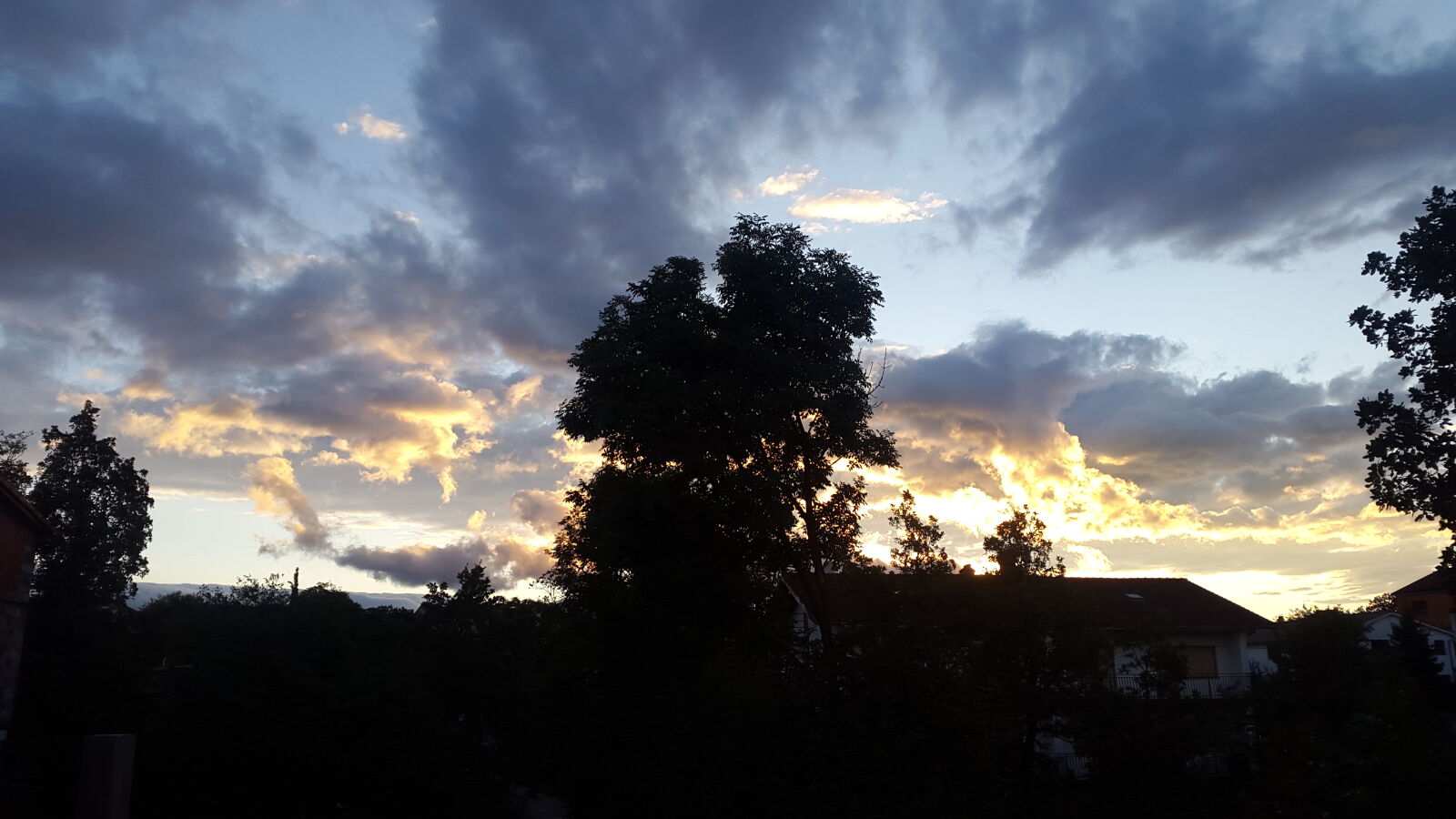 Samsung Galaxy Alpha sample photo. Clouds, sky, sunset, tree photography