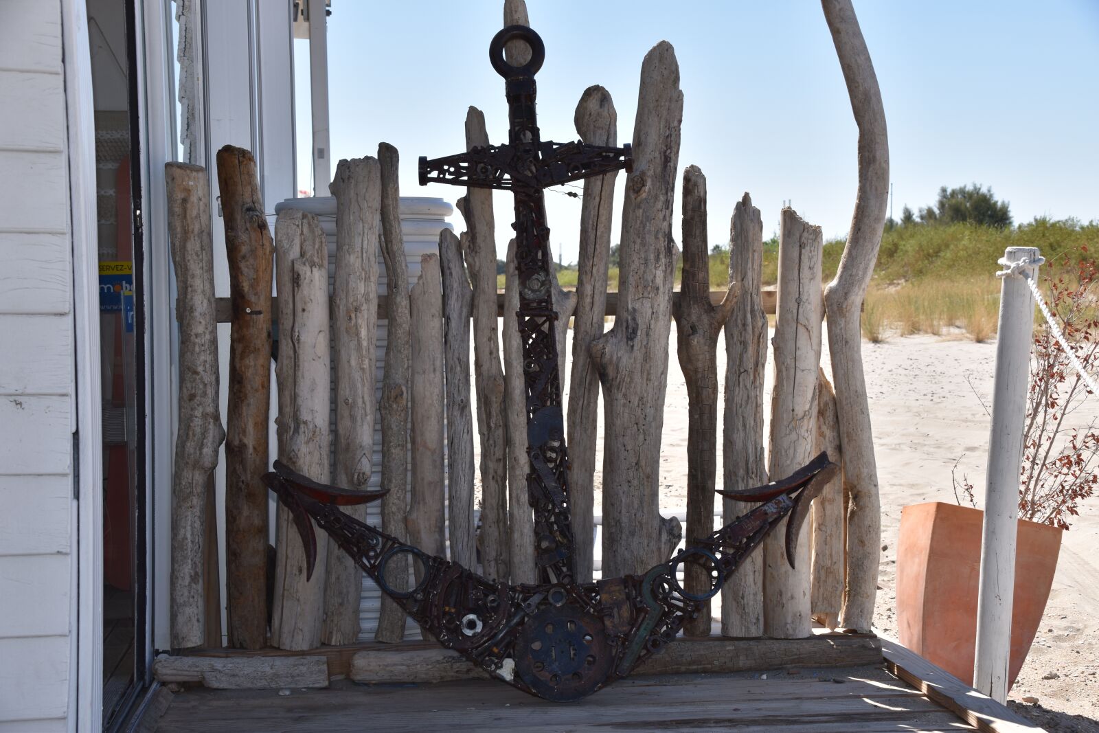 Nikon D5500 sample photo. Anchor, art, sea photography