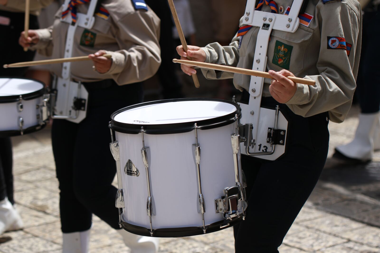 Canon EOS 7D Mark II sample photo. Parade, drums, drummer photography