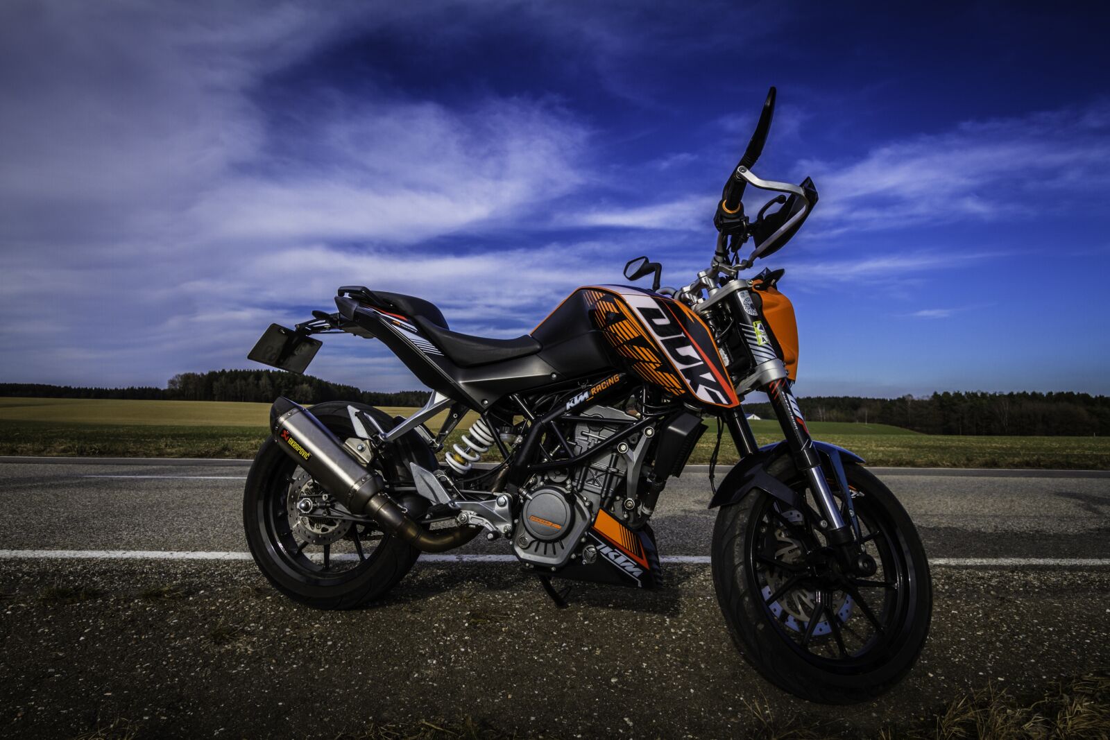Canon EOS 7D sample photo. Motorcycle, ktm, duke photography