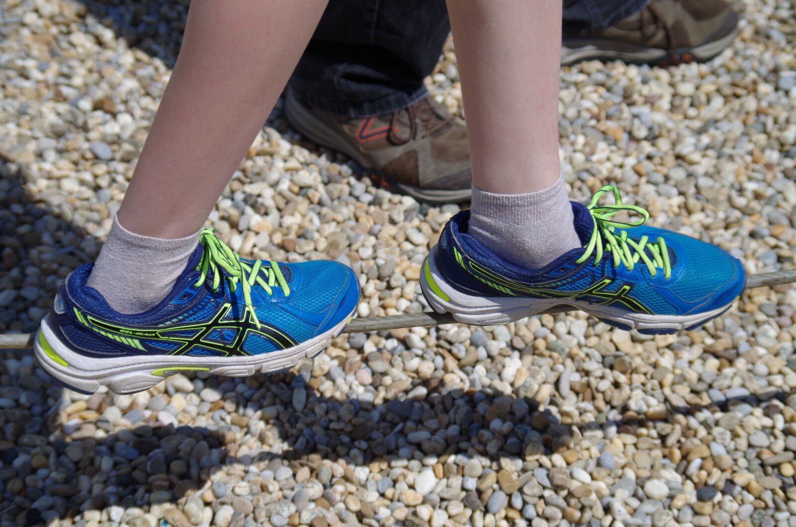 Pentax K-500 sample photo. Balance, trainers, shoes photography