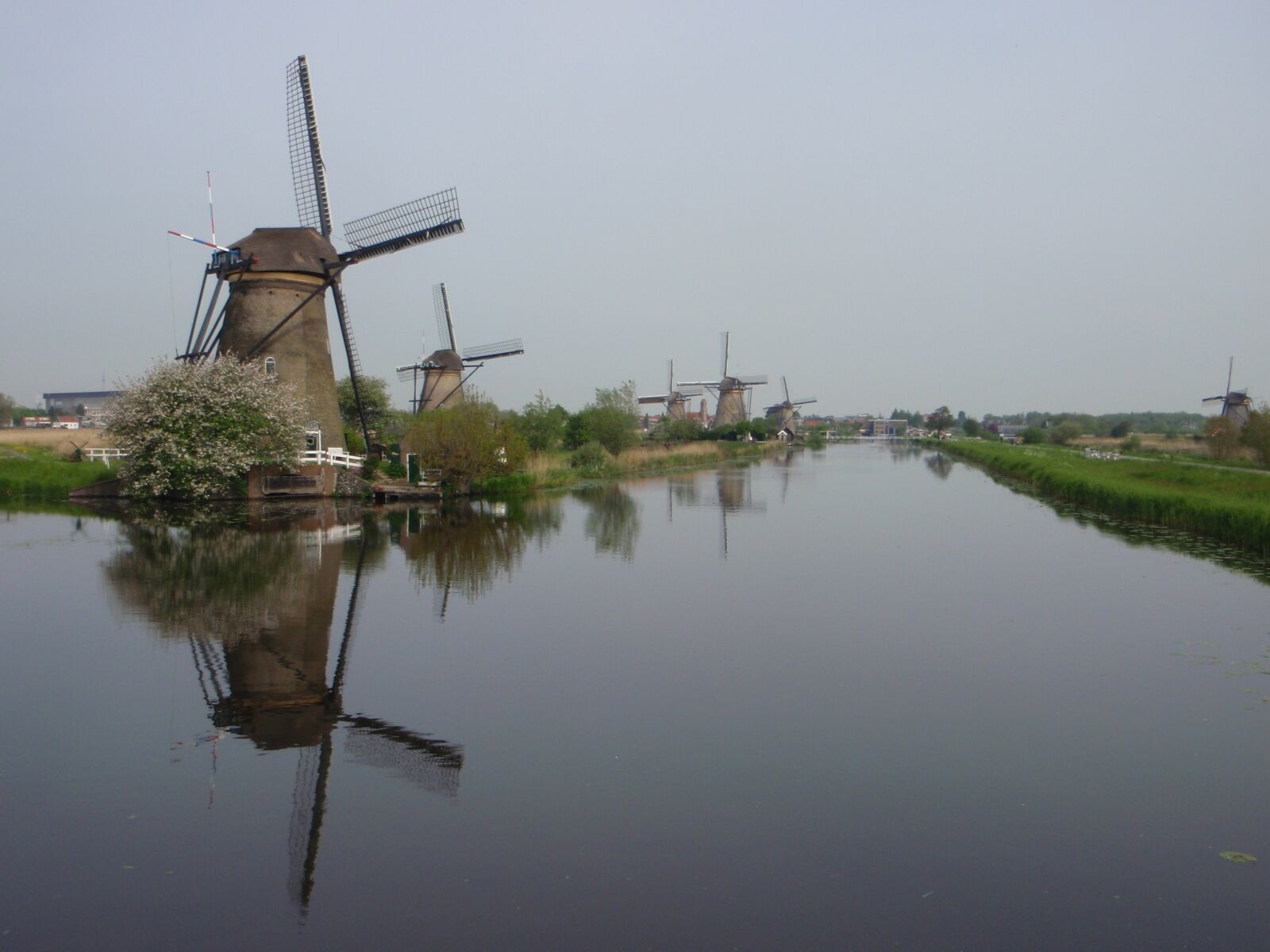 Olympus u1030SW,S1030SW sample photo. Windmill, river, holland photography