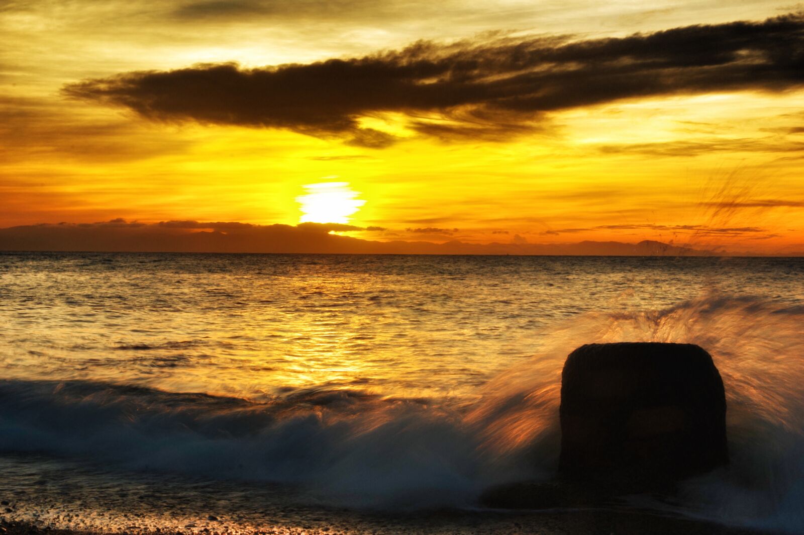 Pentax K-3 sample photo. Asahi, sea, sun photography
