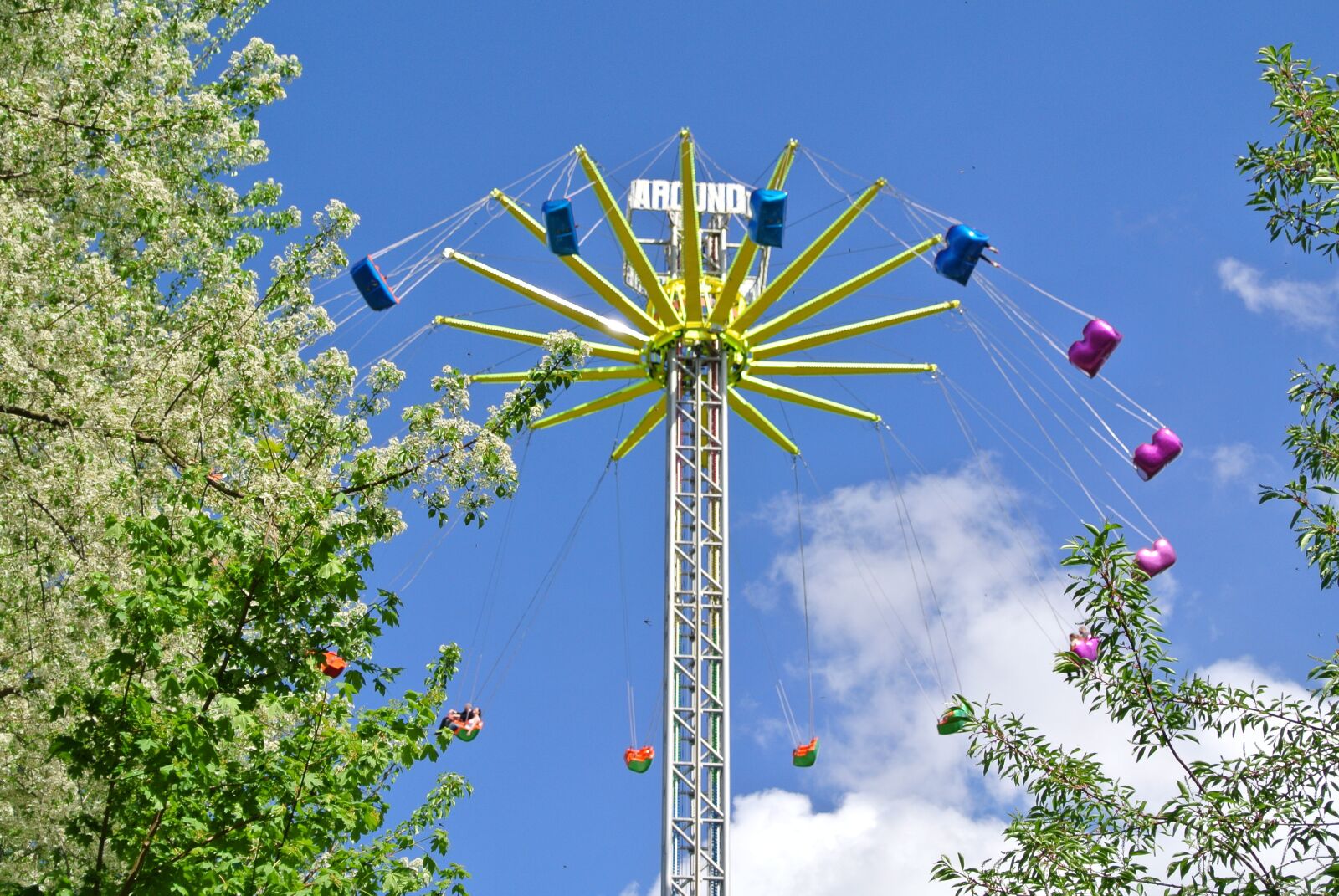 Nikon 1 Nikkor VR 10-30mm F3.5-5.6 sample photo. Funfair, ride, high photography