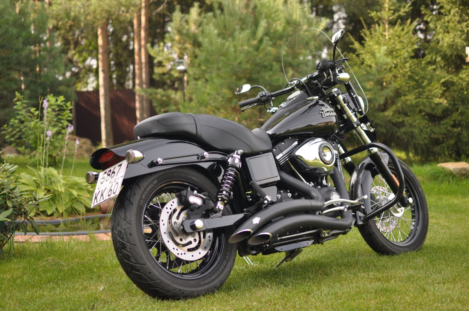 Nikon D90 sample photo. Motorcycle, bike, harley-davidson fxdb 2013 photography