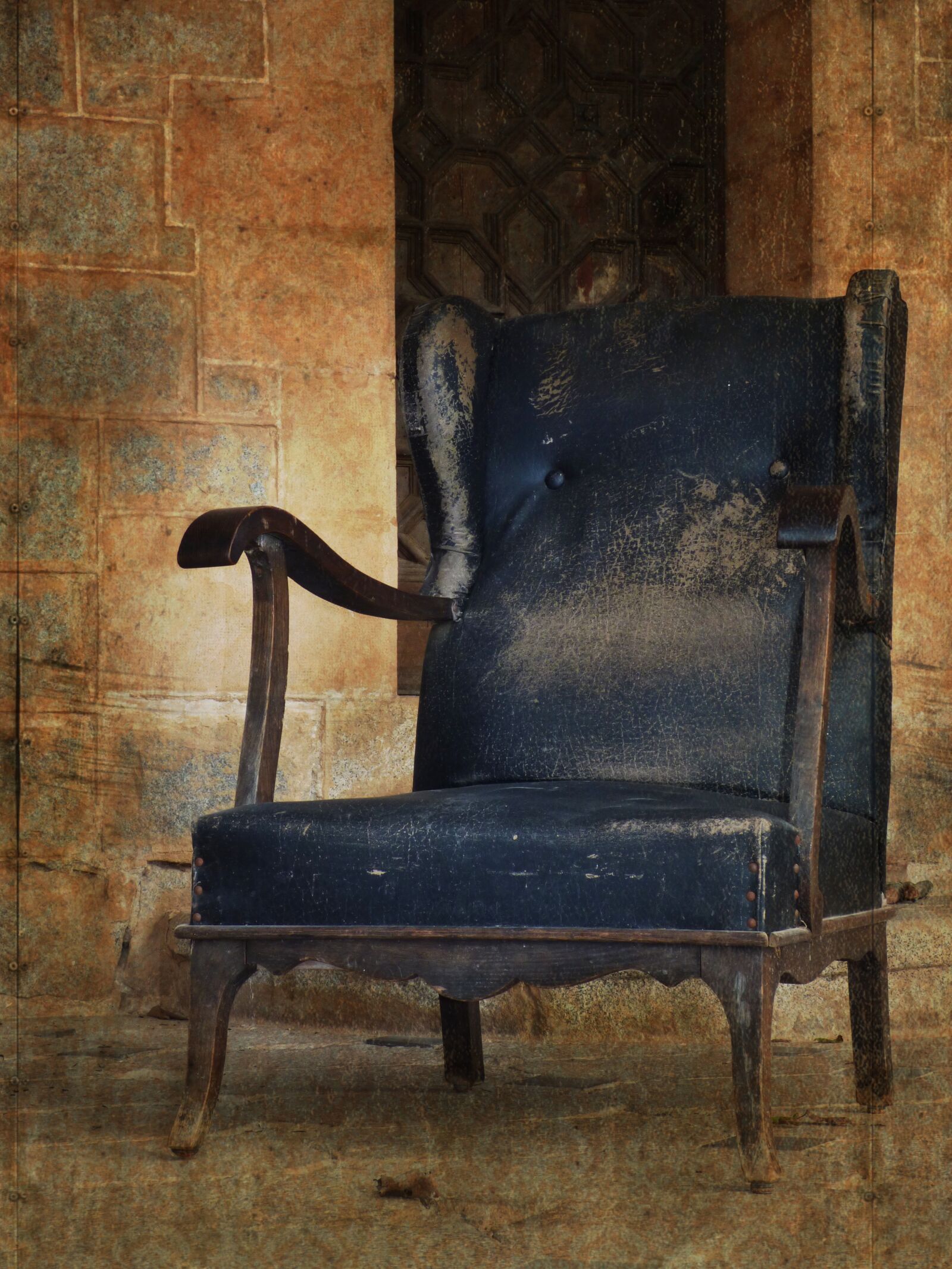 Panasonic Lumix DMC-FZ70 sample photo. Armchair, seat, abandoned photography