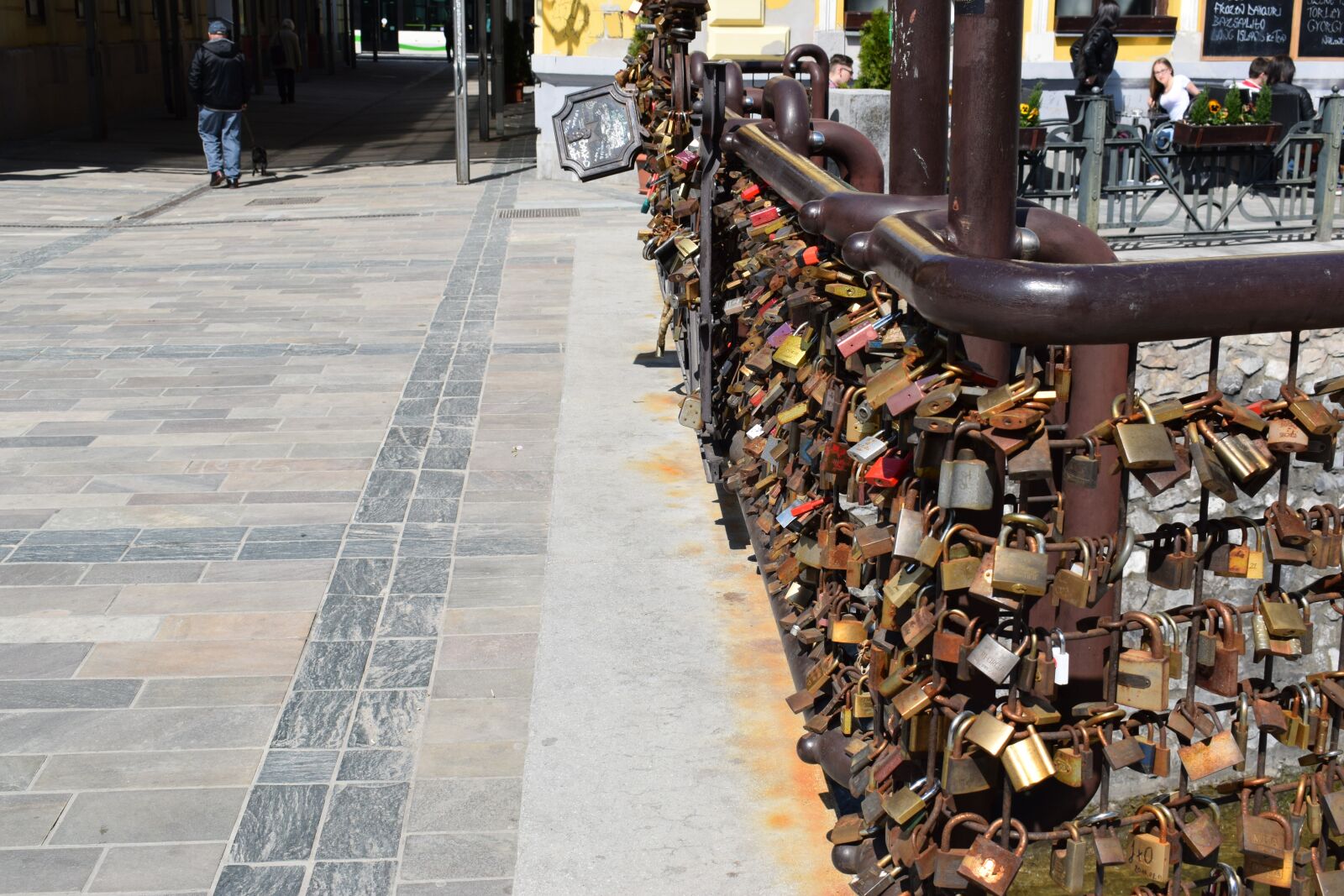 Nikon D3300 sample photo. Lovers bridge, padlock, bridge photography