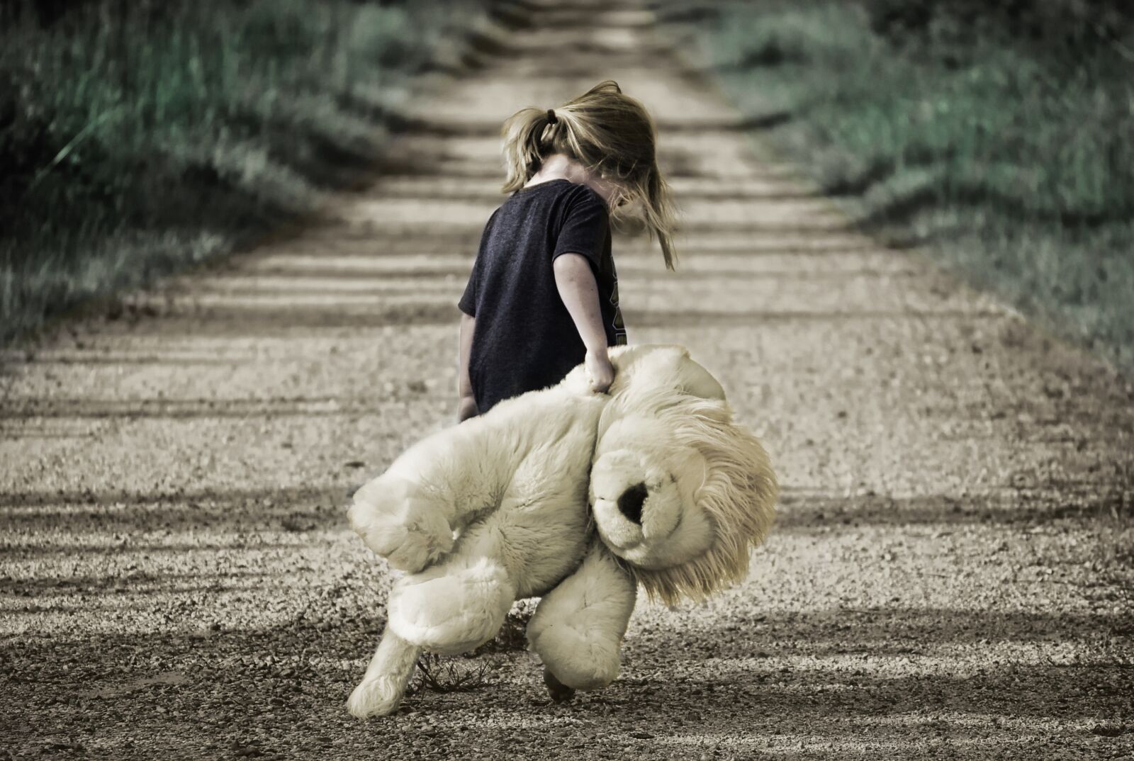 Nikon D60 sample photo. Girl, bear, teddy photography