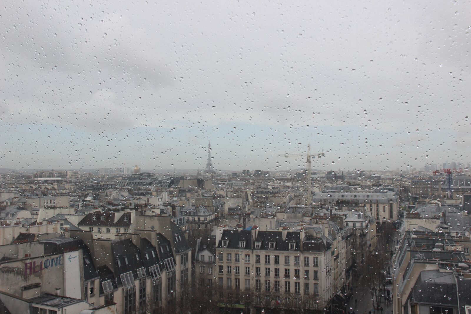 Canon EF-S 18-135mm F3.5-5.6 IS sample photo. Paris, roof, view photography