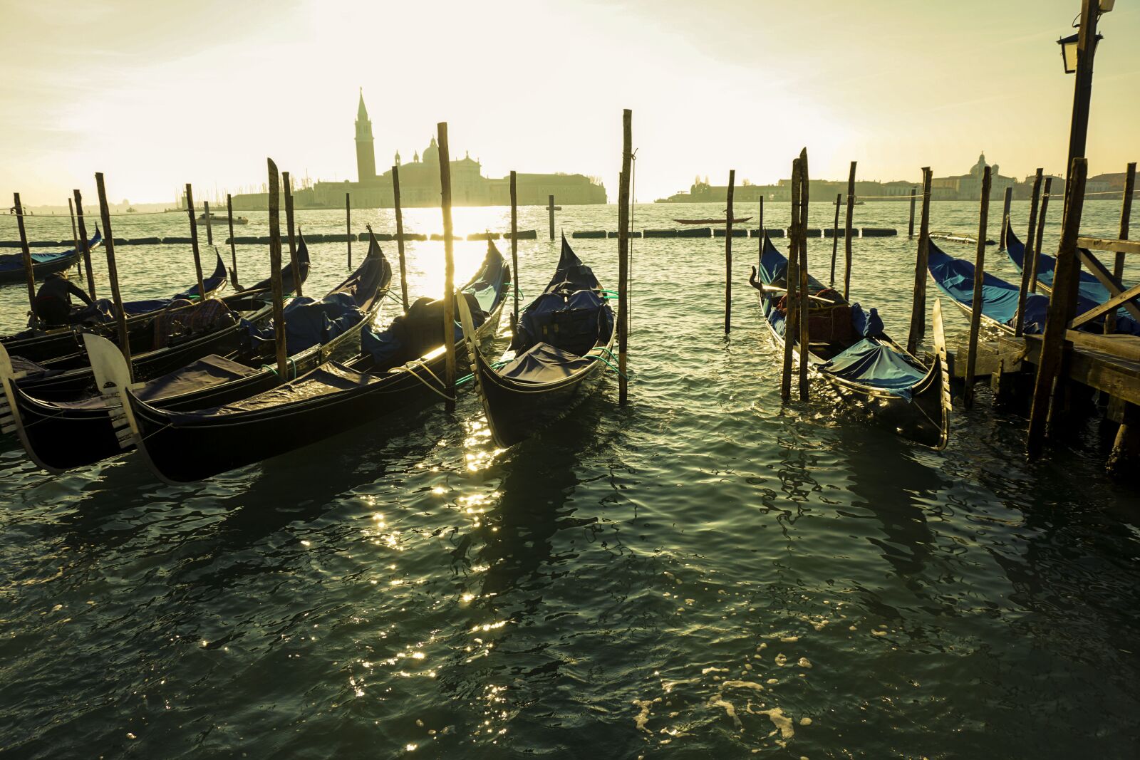 Sony a6000 sample photo. Gondolas, venetia, italy photography