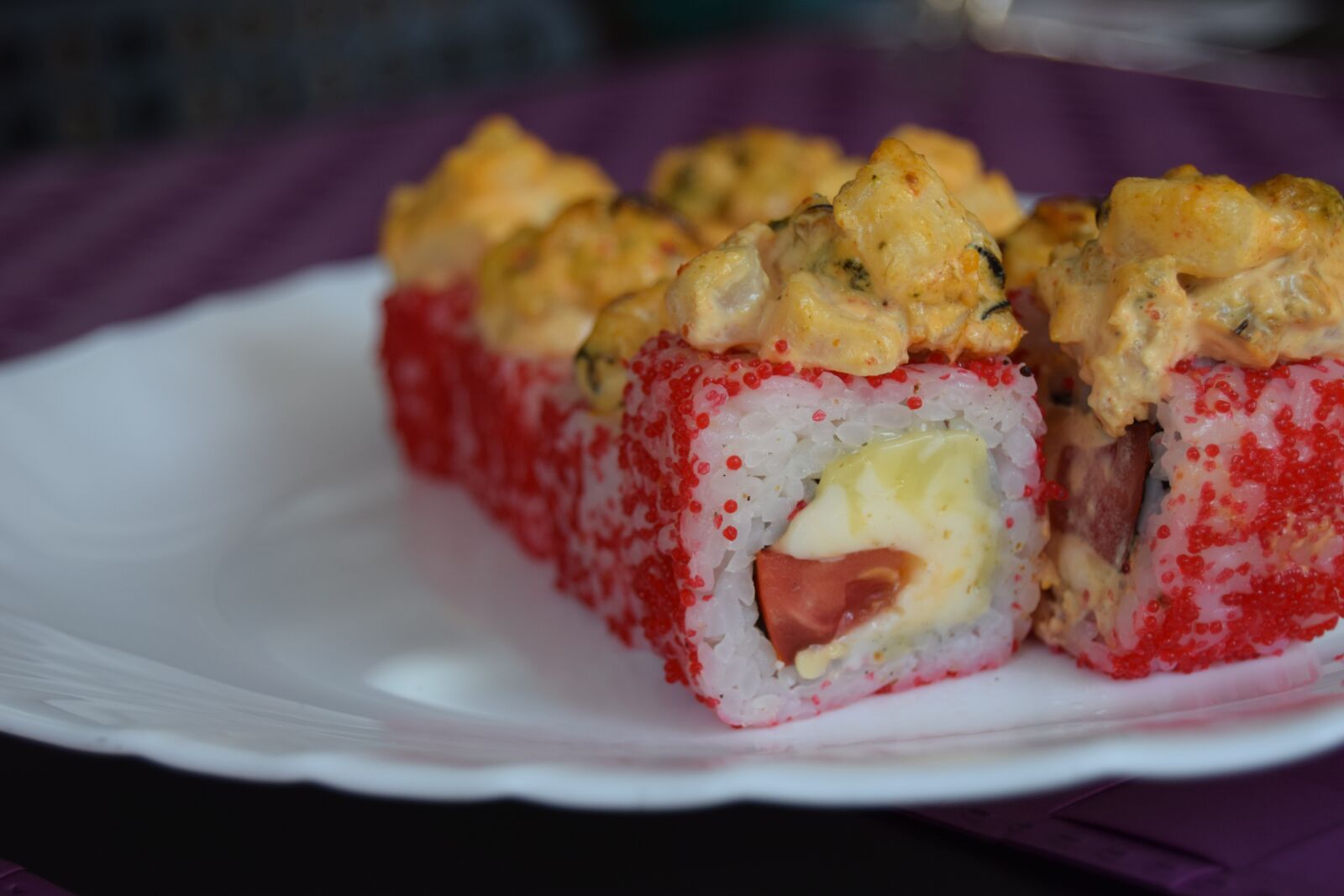 Nikon D3300 sample photo. Food, rolls, sushi photography
