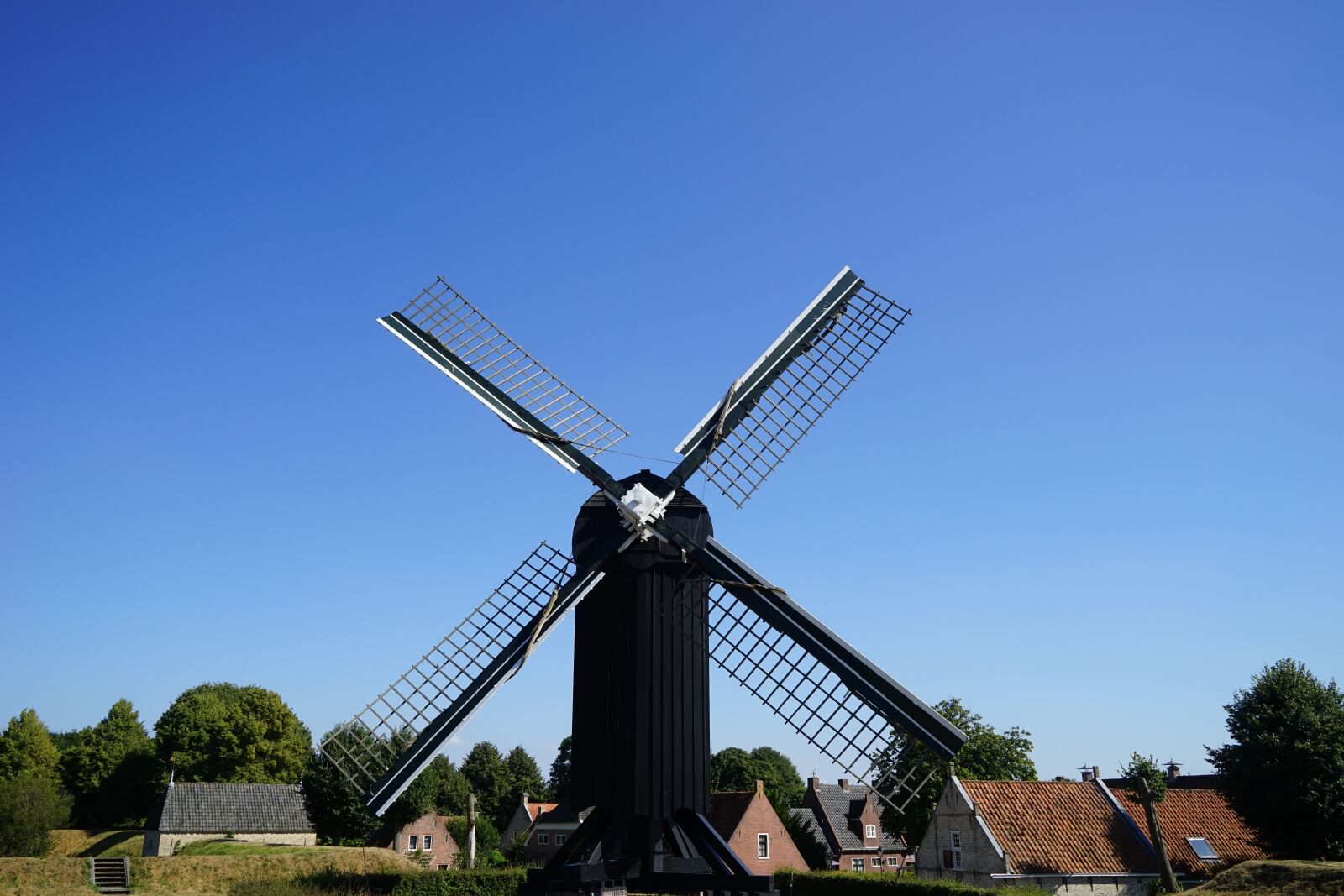Sony a7 sample photo. Windmill, holland, netherlands photography