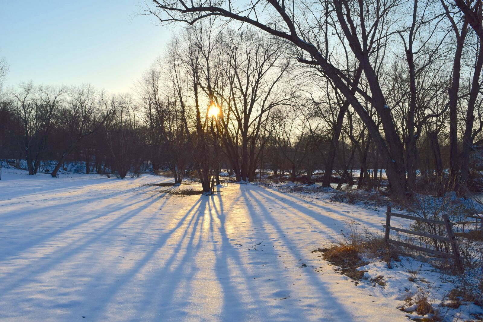 Nikon D3300 sample photo. Snow, park, sunset photography