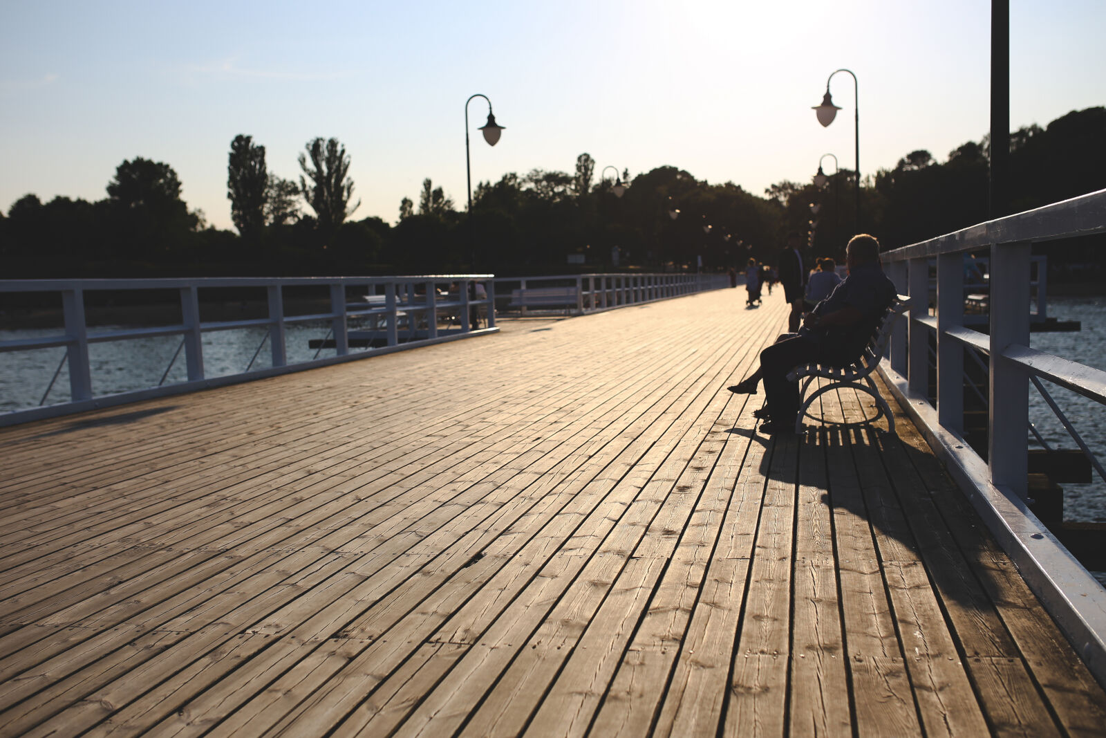 Canon EOS 6D + Sigma 35mm F1.4 DG HSM Art sample photo. Pier, at, sunset photography
