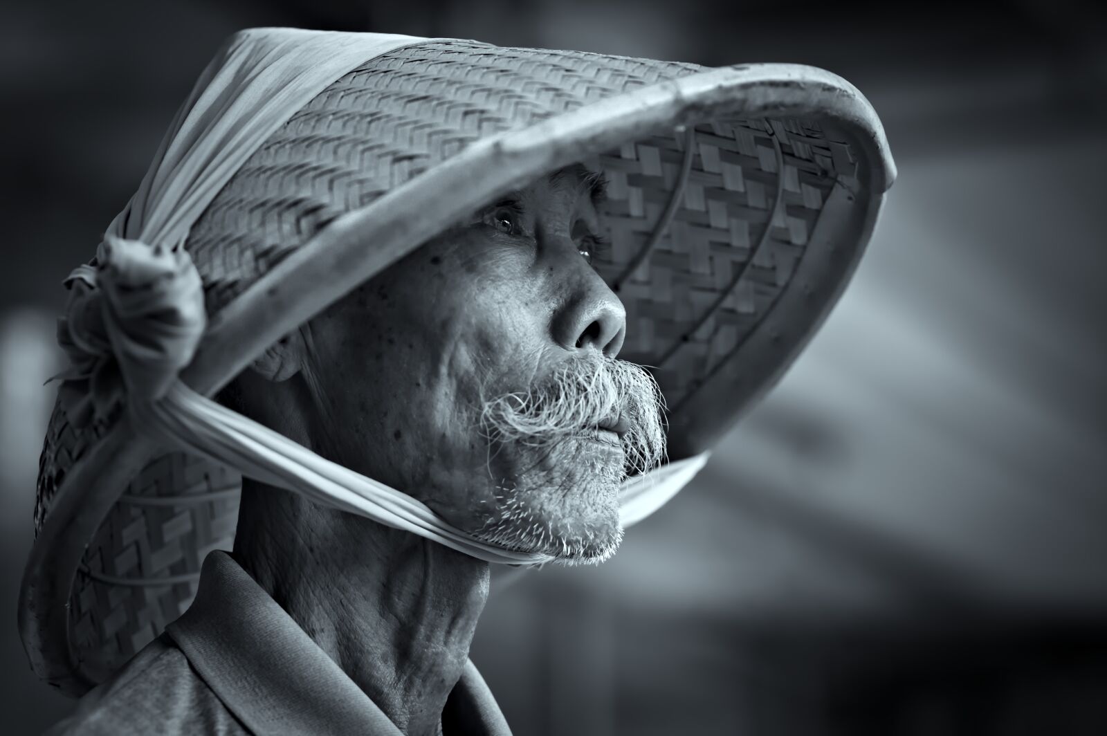 Nikon D500 sample photo. Bamboo cap, cone hat photography