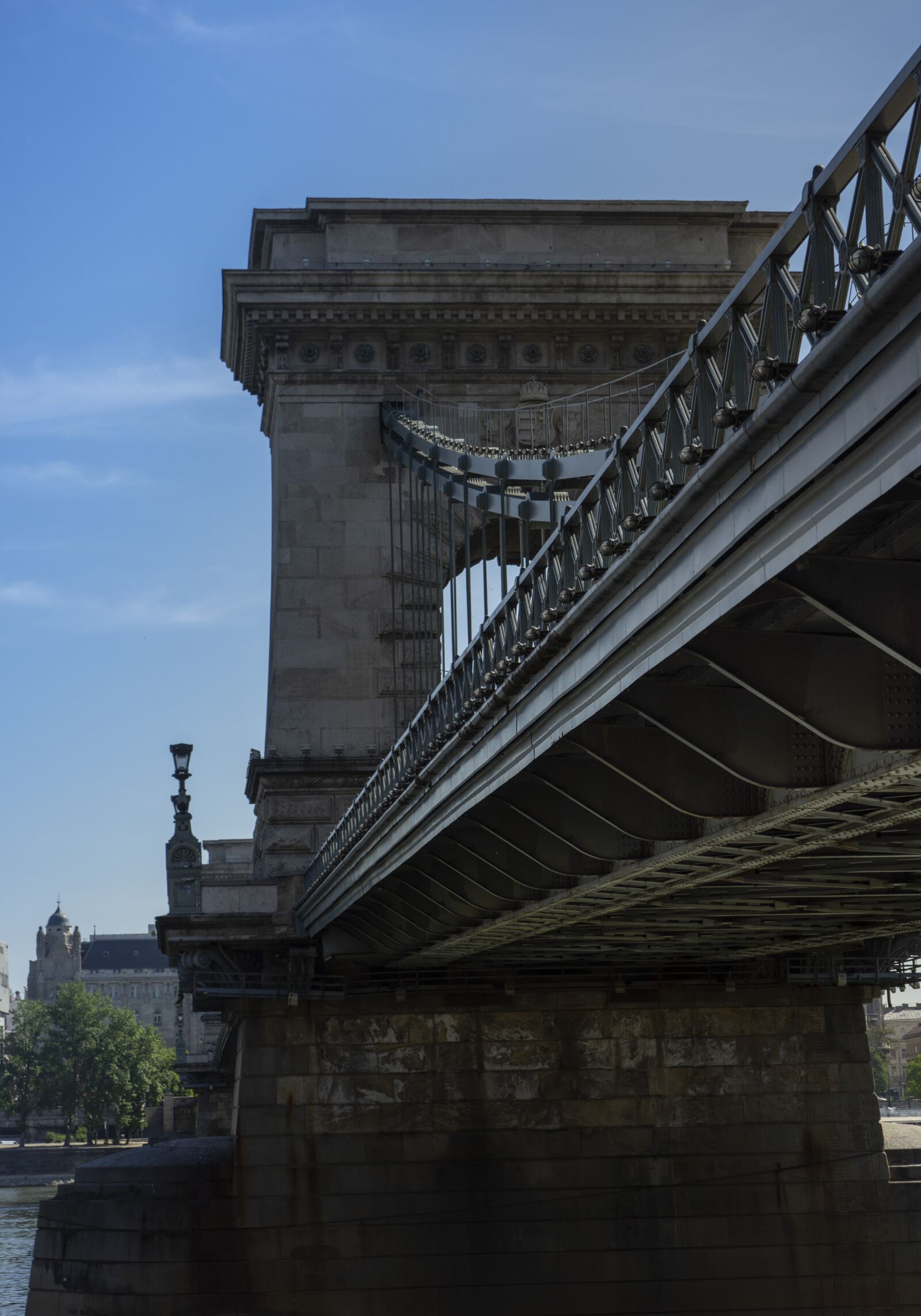 Sony a7 II sample photo. Bridge, chain, budapest photography