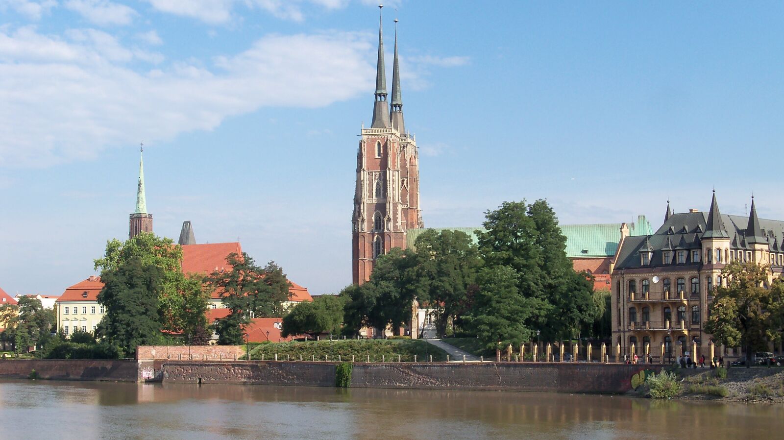 Kodak EasyShare Z915 sample photo. Wroclaw, river, view photography