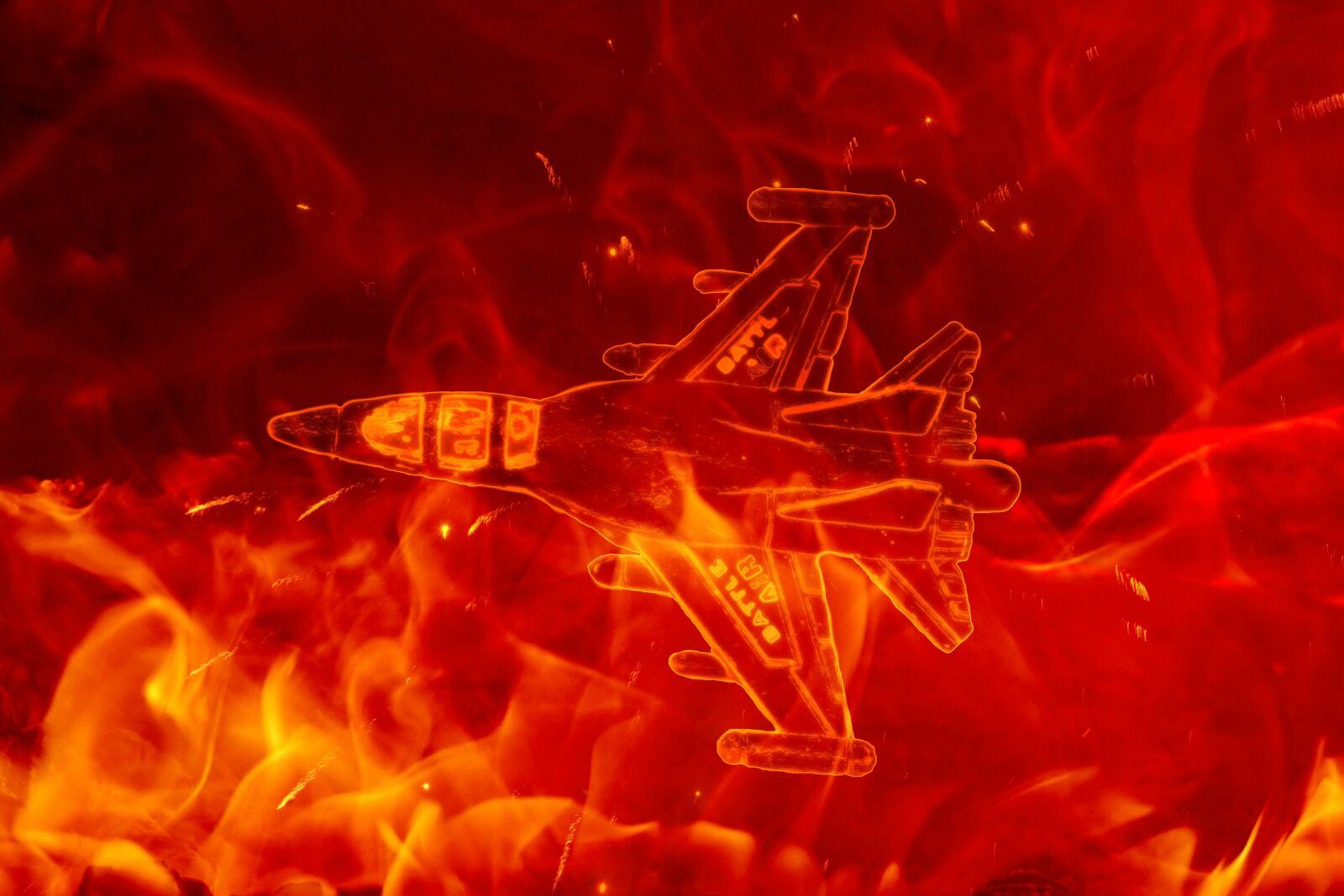 Nikon D5600 sample photo. Fire plane, fighter plane photography
