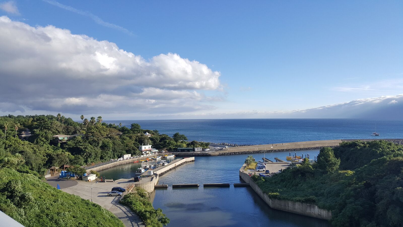 Samsung Galaxy Note5 sample photo. Jeju, sea, sky photography