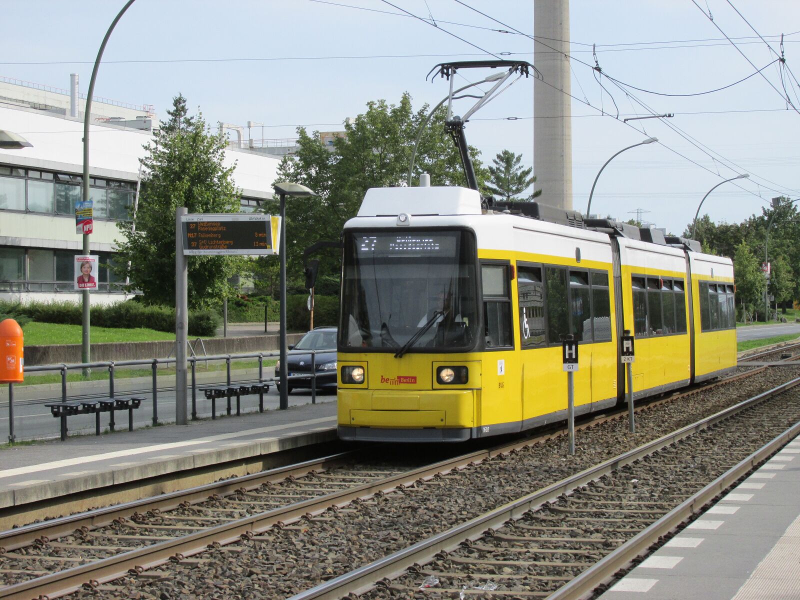 Canon PowerShot SX160 IS sample photo. Tram, berlin, bvg photography