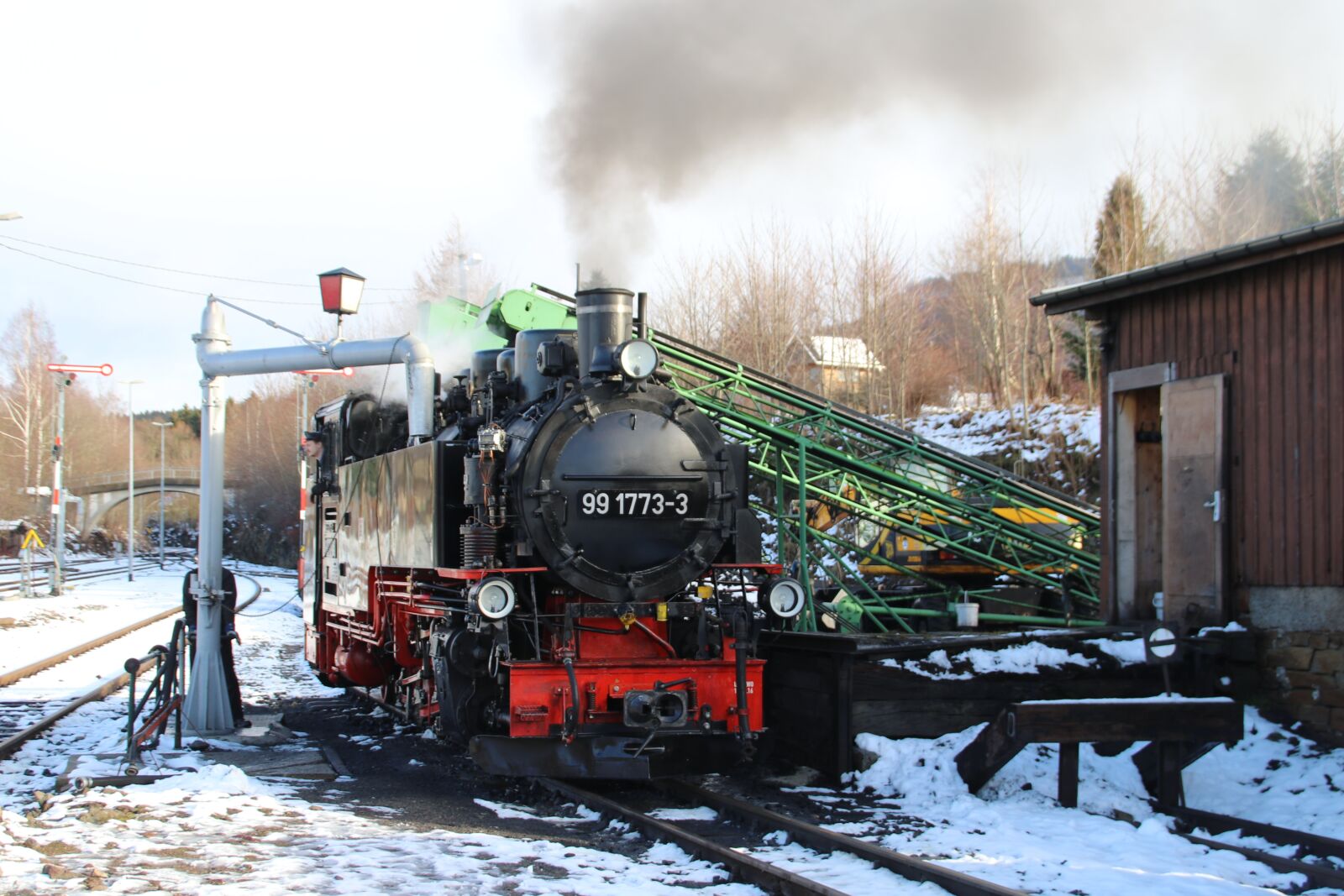 Canon EOS 80D sample photo. Fichtelberg railway, train, railway photography