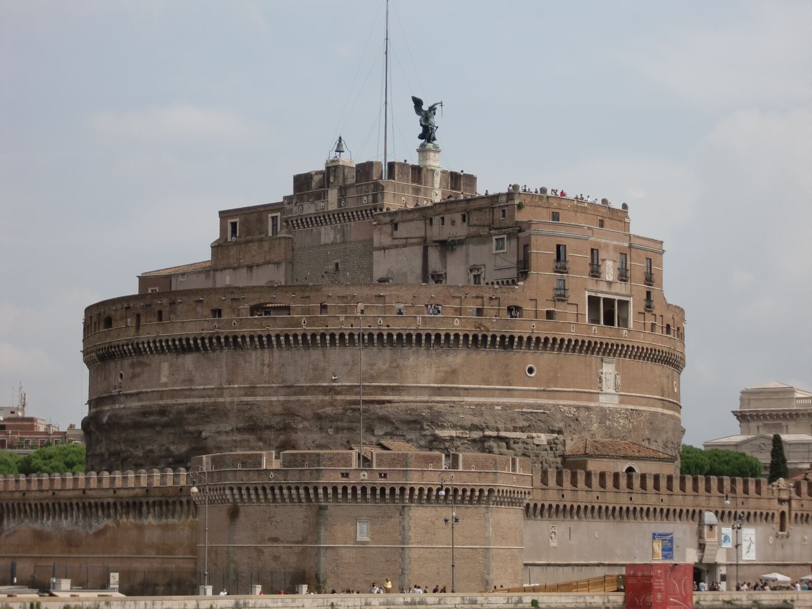 CASIO EX-S12 sample photo. Castel sant'angelo, rome, italy photography