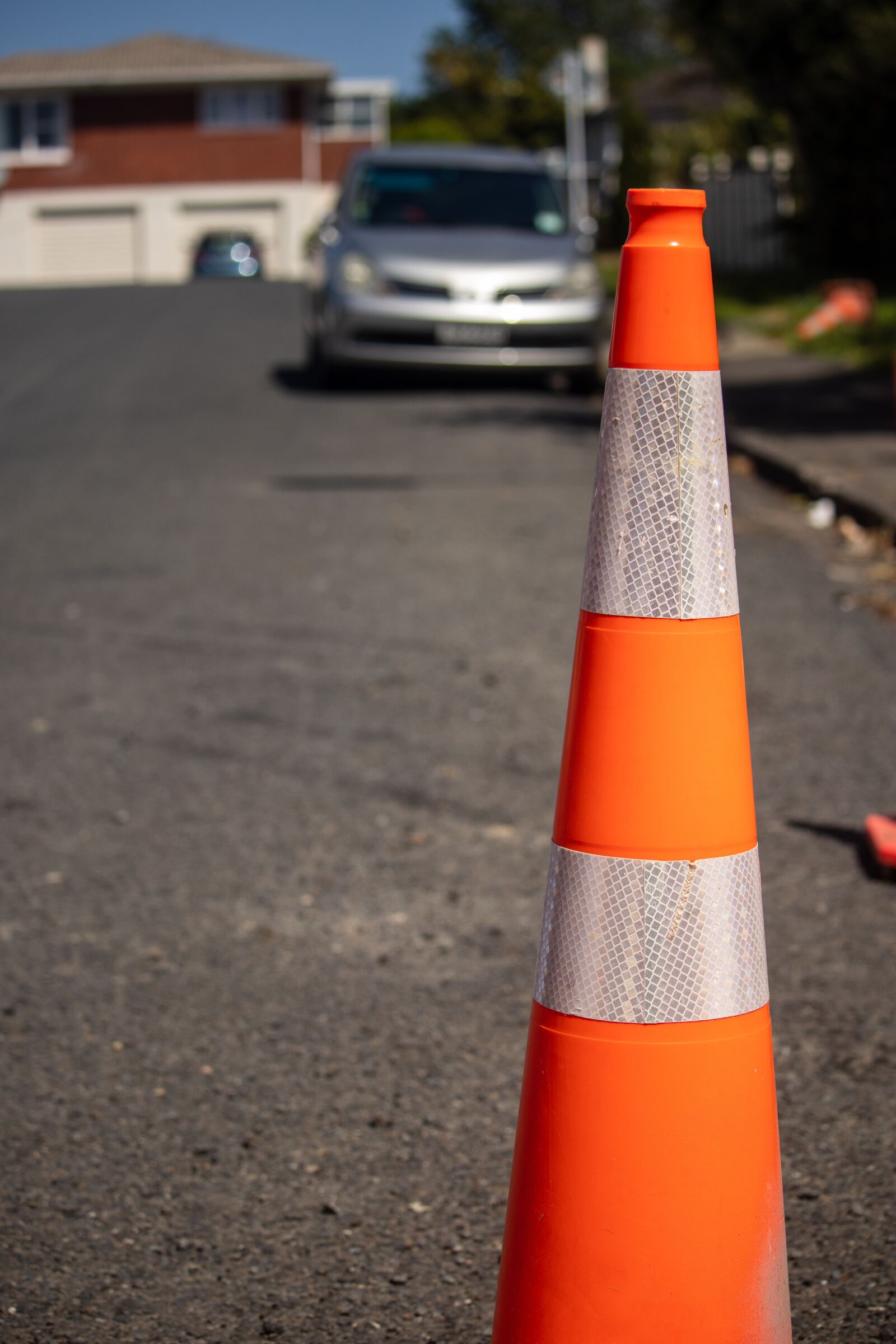 Canon EOS 200D (EOS Rebel SL2 / EOS Kiss X9) sample photo. Traffic cone, orange, safety photography