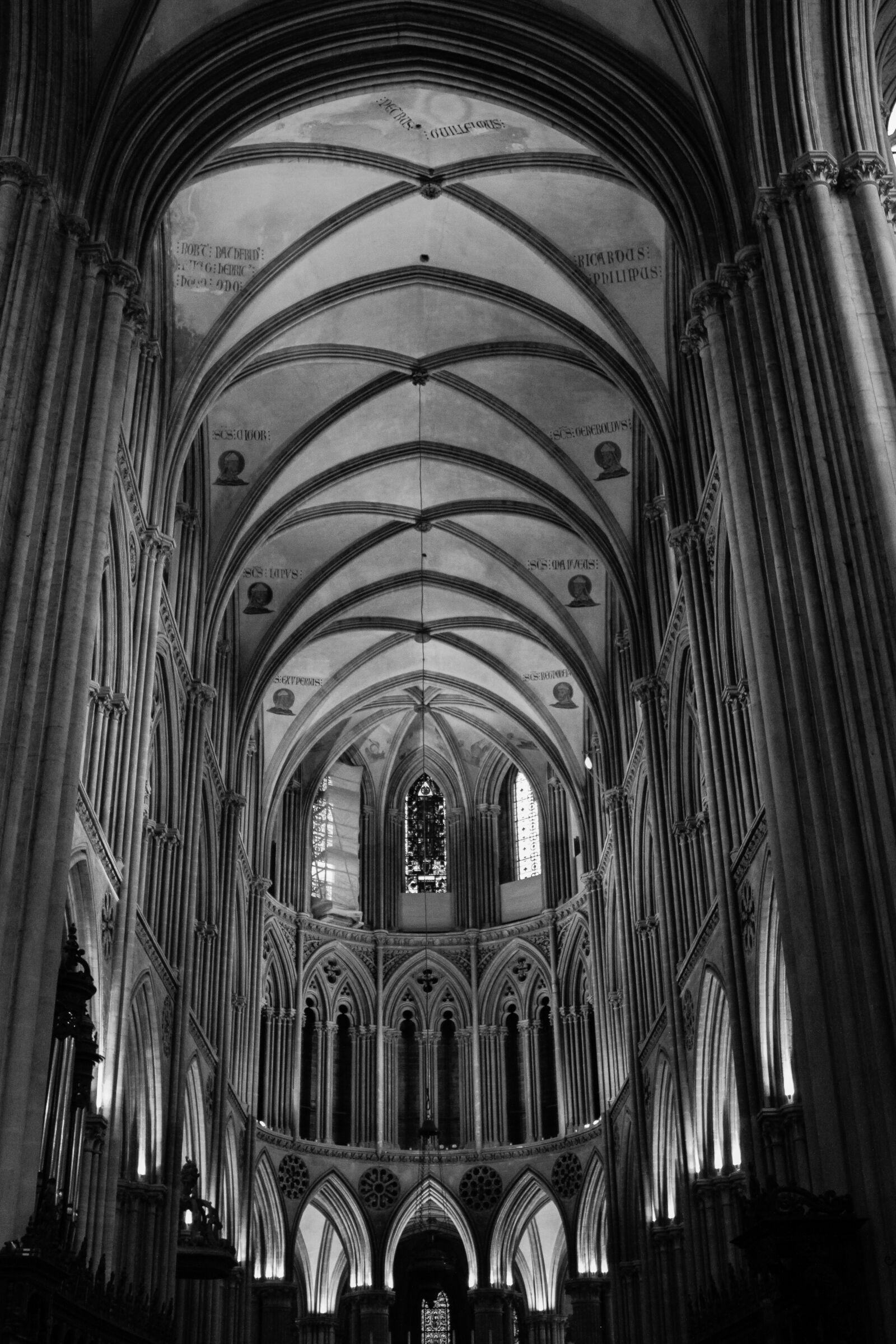 Canon EF 24-105mm F4L IS USM sample photo. Cathedral, light, pillars, stained photography