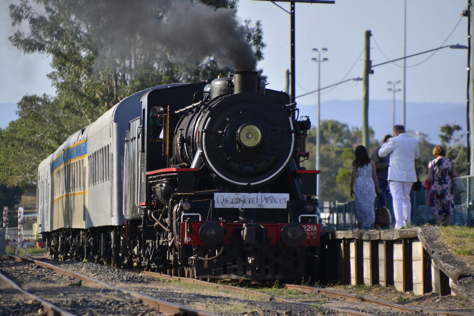 Nikon D5200 sample photo. Train, railway, steam photography
