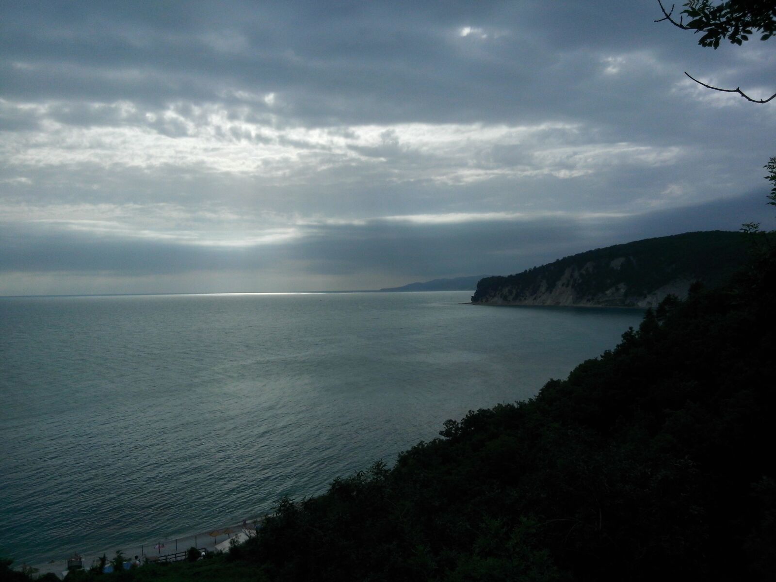 LG G Pro Lite sample photo. Black sea, twilight, mountains photography