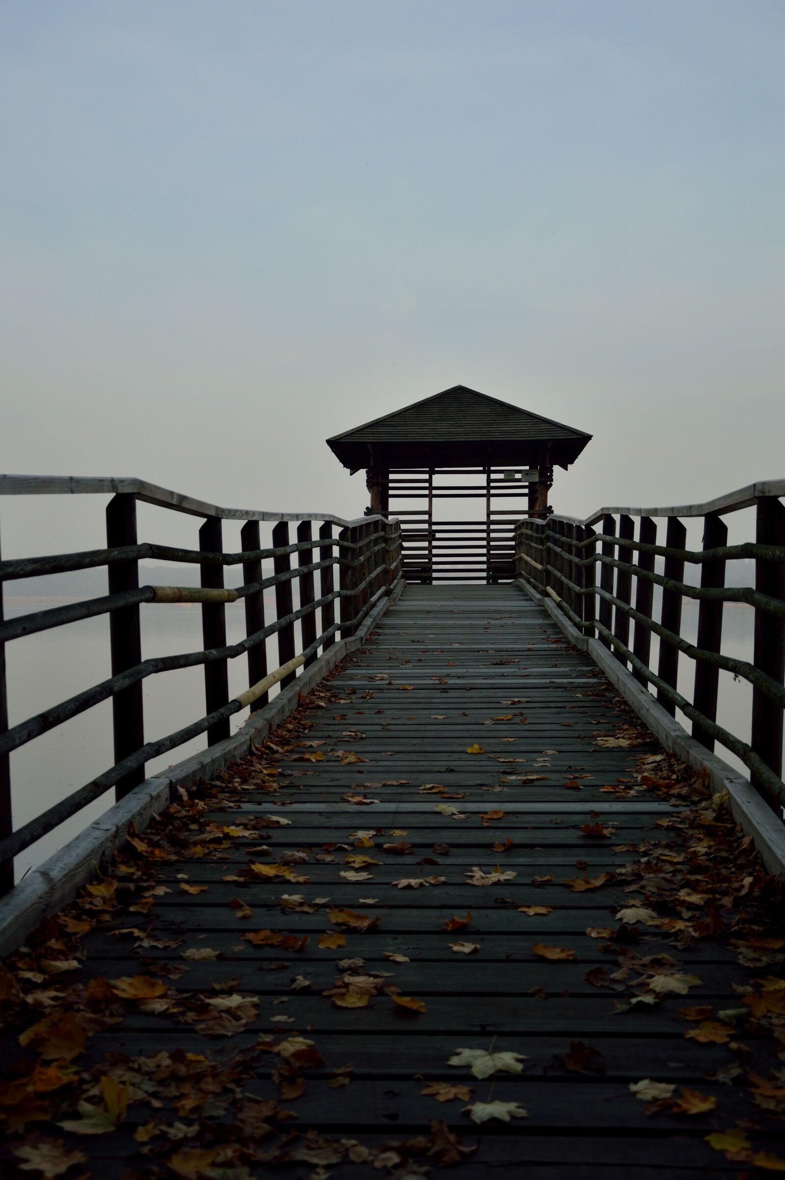 Nikon D3200 sample photo. Pier, sky, autumn photography