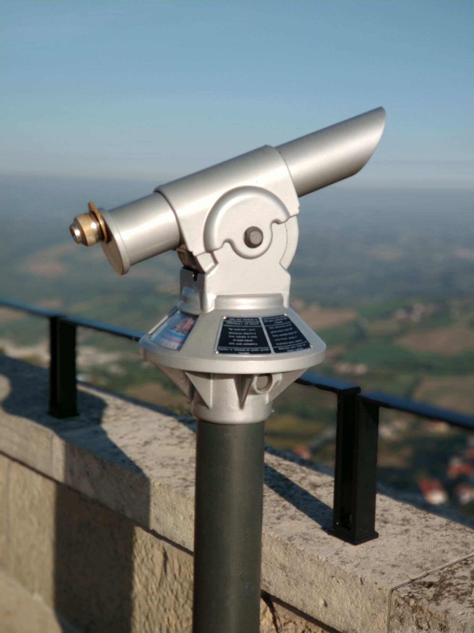Xiaomi MI6 sample photo. Telescope, height, railing photography