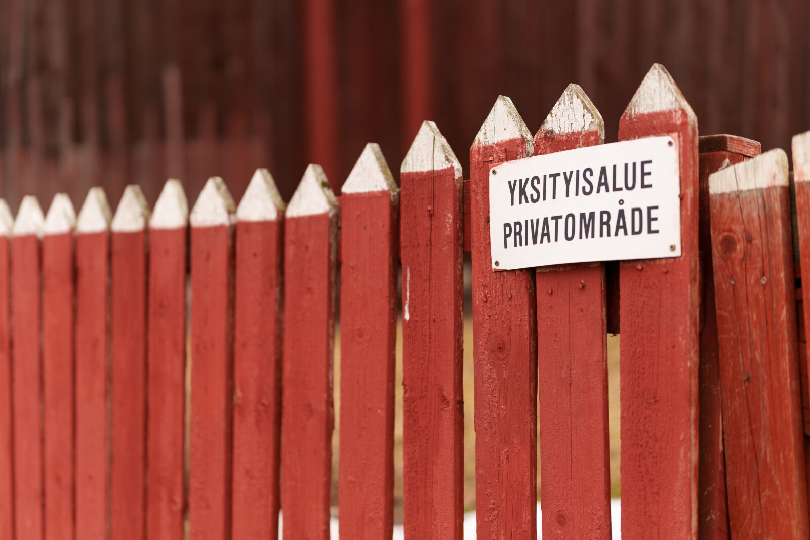 Sony a7R V sample photo. Private area fence photography
