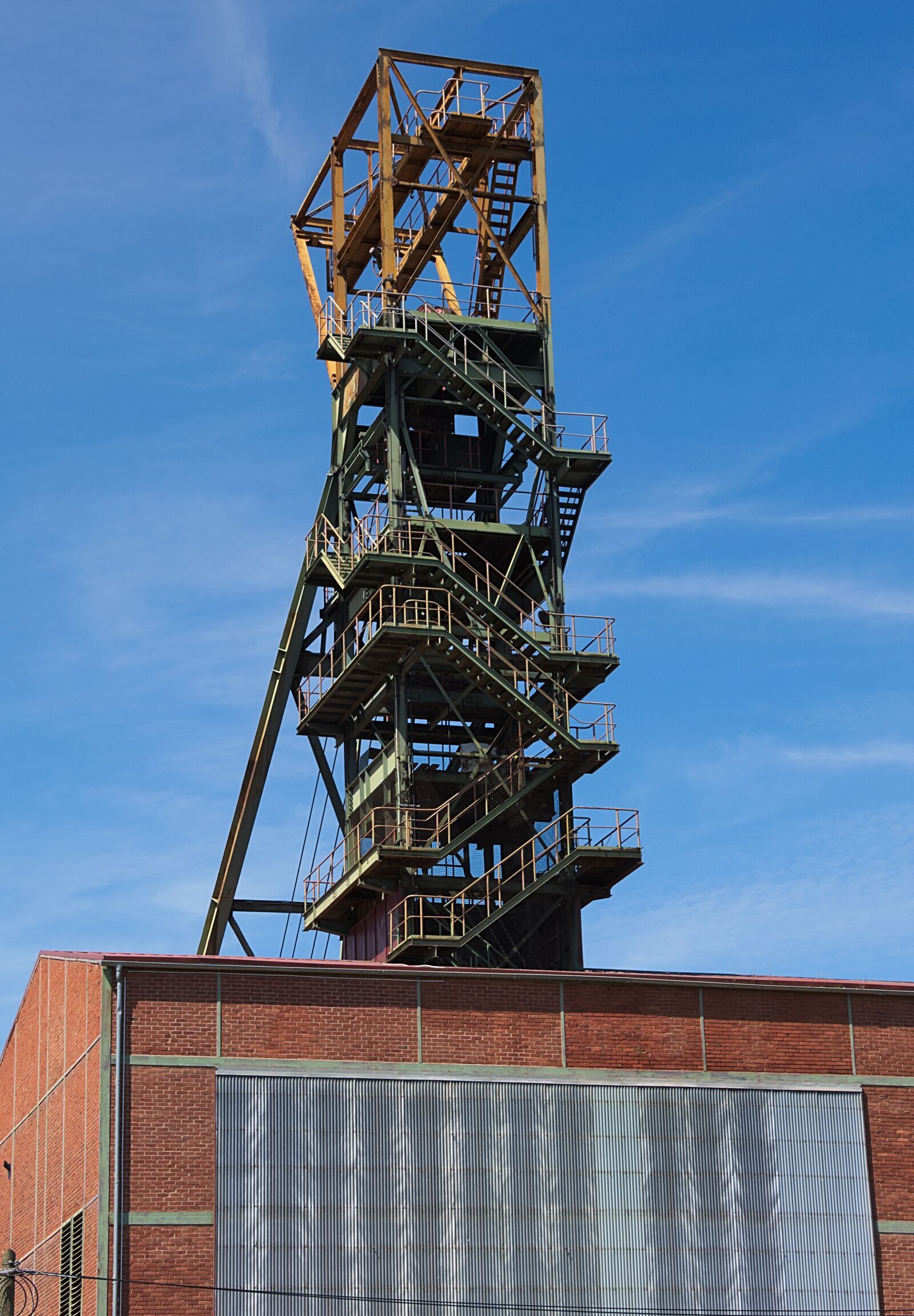 Nikon D7200 sample photo. Stairs, structure, headframe photography