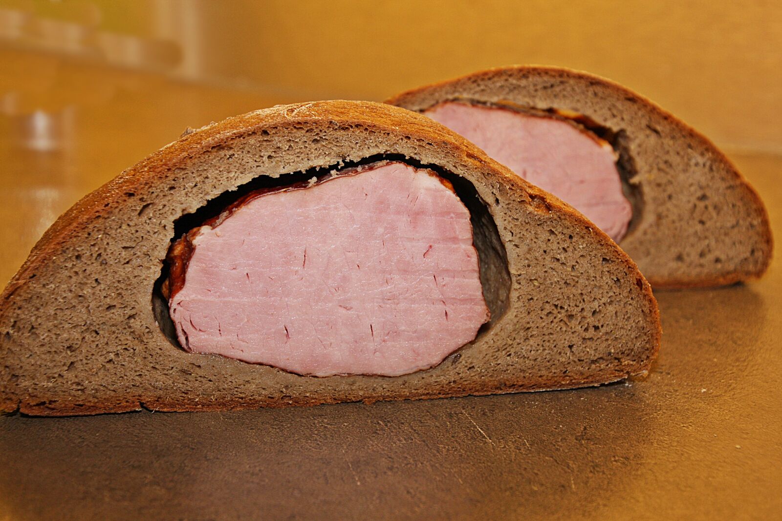 Canon EOS 40D sample photo. Ham, bread, easter ham photography