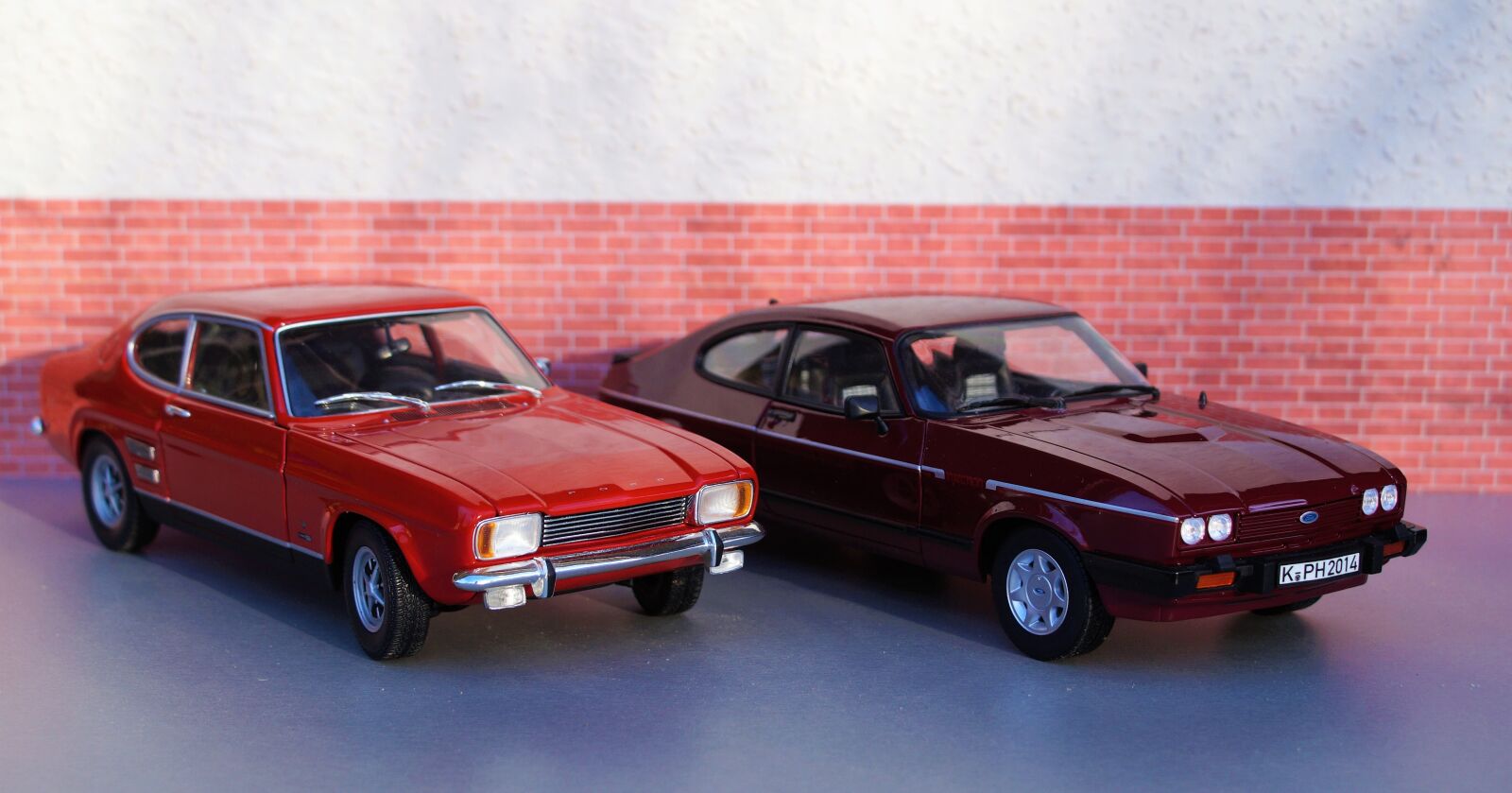 Sony DT 18-70mm F3.5-5.6 sample photo. Model car, ford, capri photography